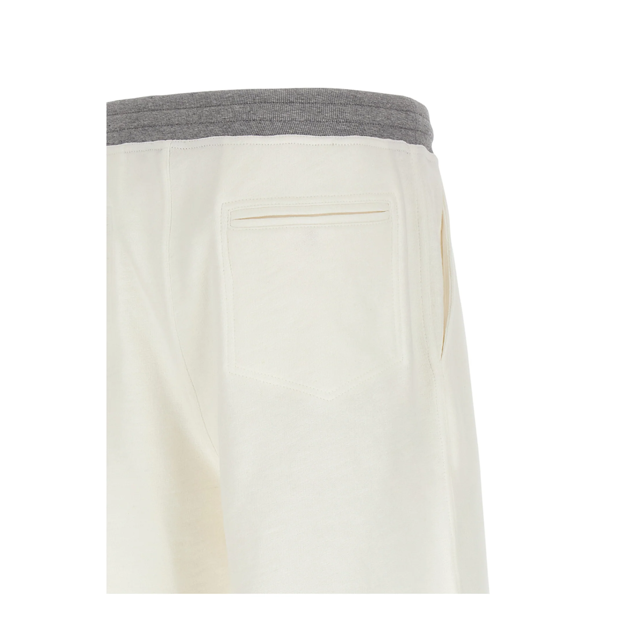 Mélange Bermuda Shorts White - Image 4