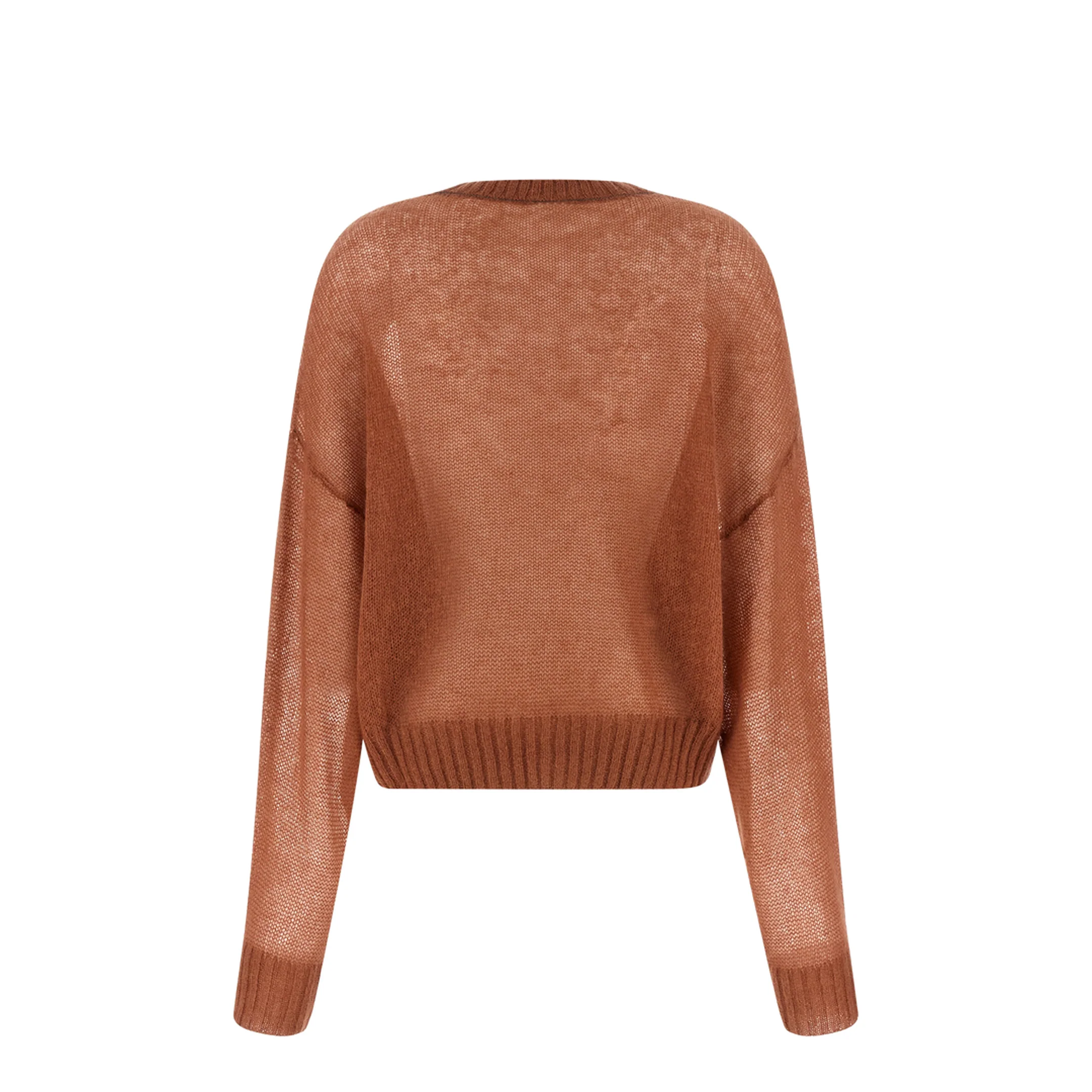 Monili Crew-Neck Sweater Orange - Image 2