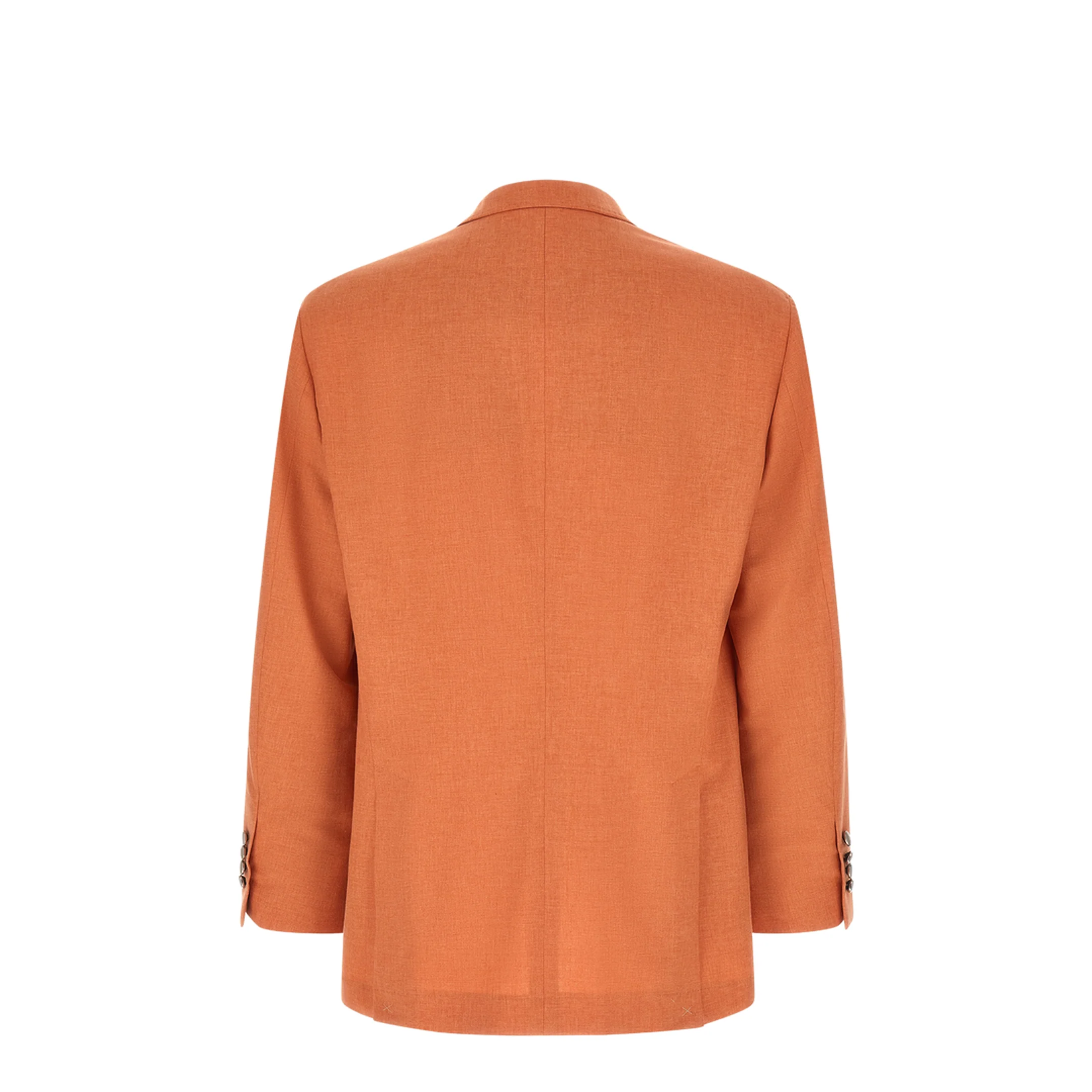 Mouliné Canvas Blazer - Orange - Image 2