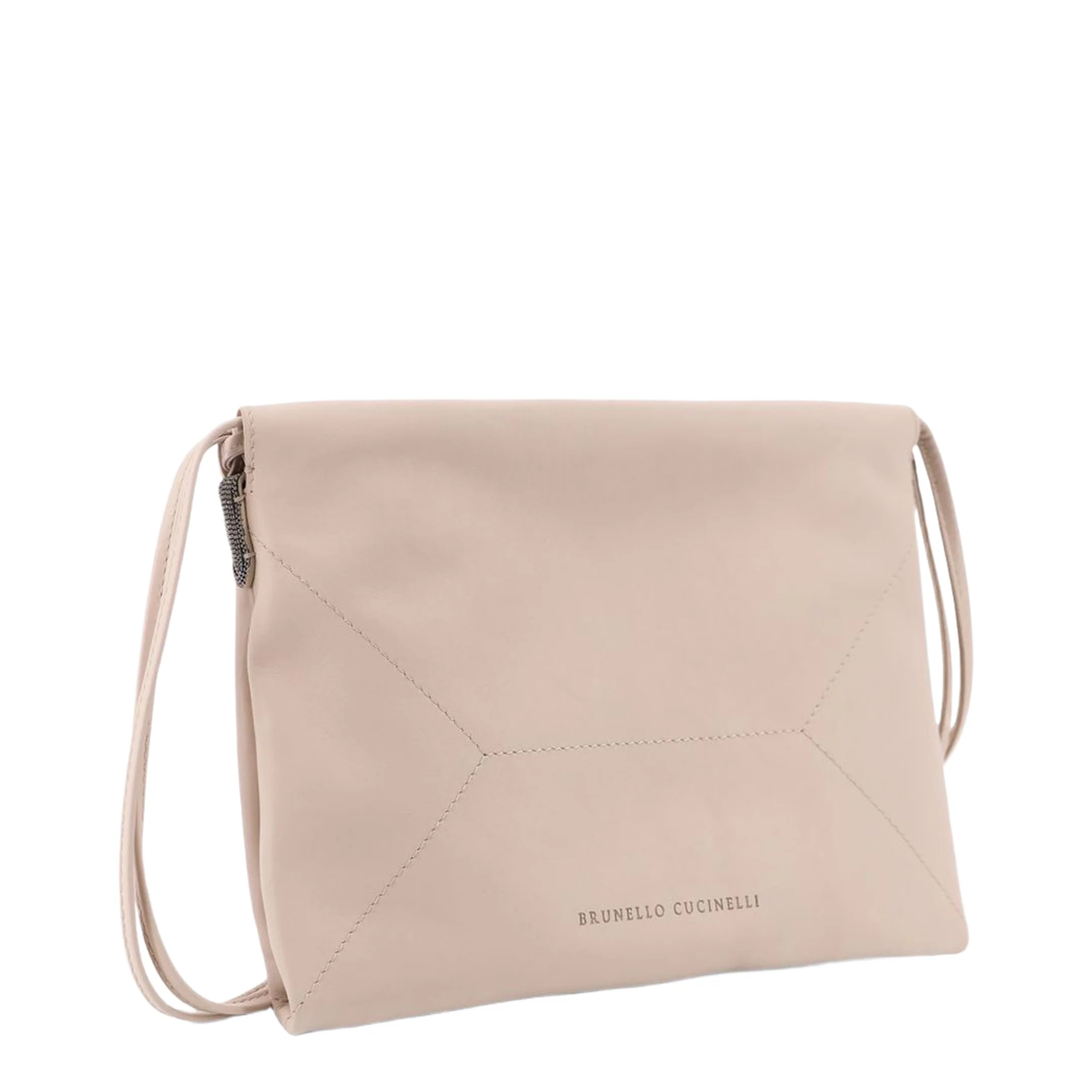 Duo Leather Shoulder Bag - Light Pink - Image 2
