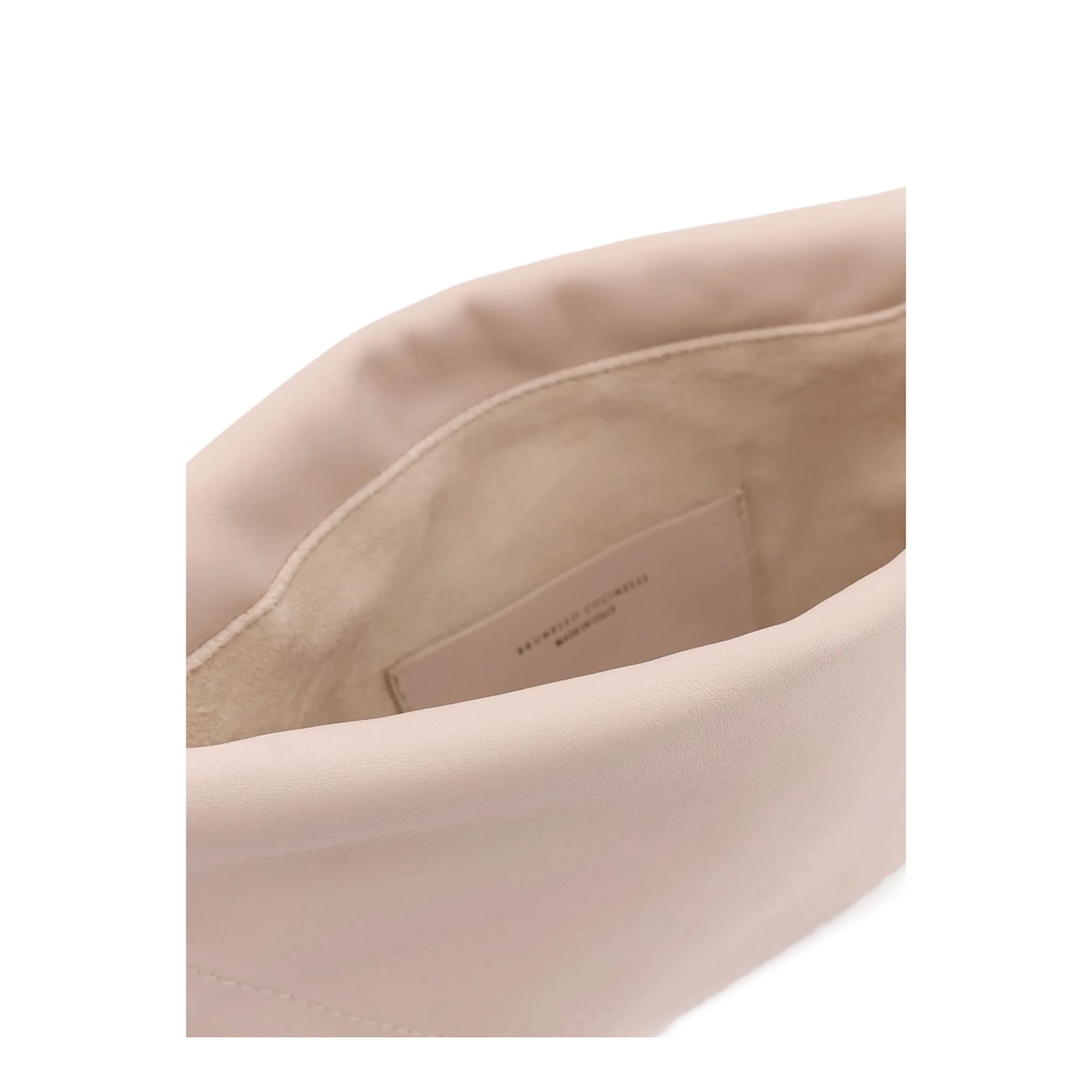 Duo Leather Shoulder Bag - Light Pink - Image 4
