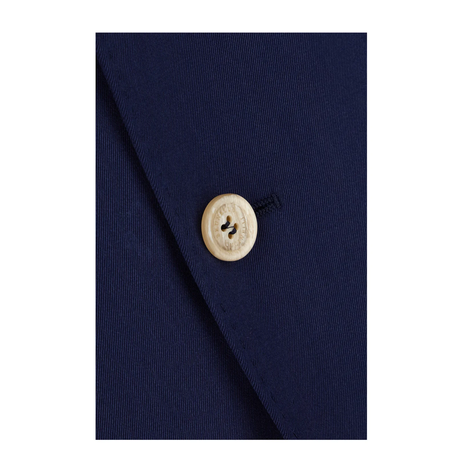 Navy Blue Silk Blazer - Image 3