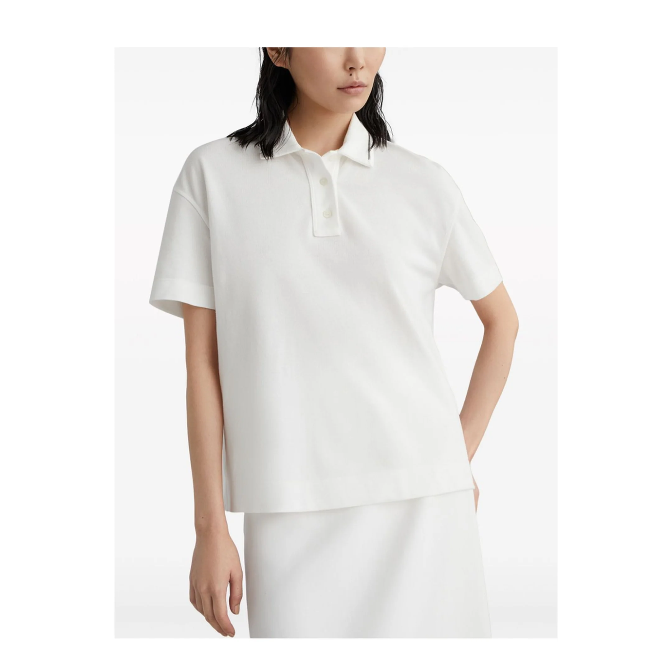 Piquet Polo Shirt with Monili - Image 4
