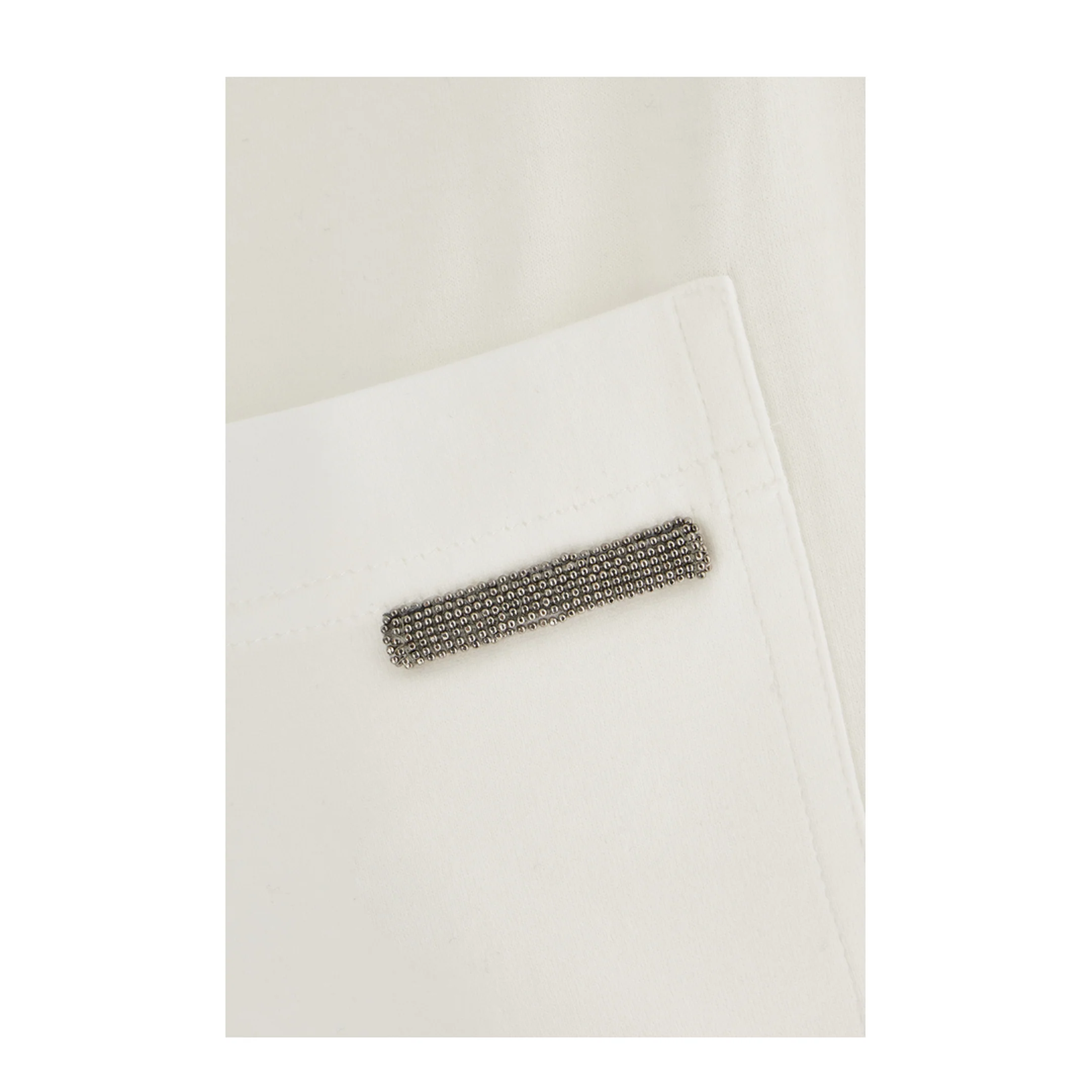 Pocket-Detail T-Shirt White - Image 3