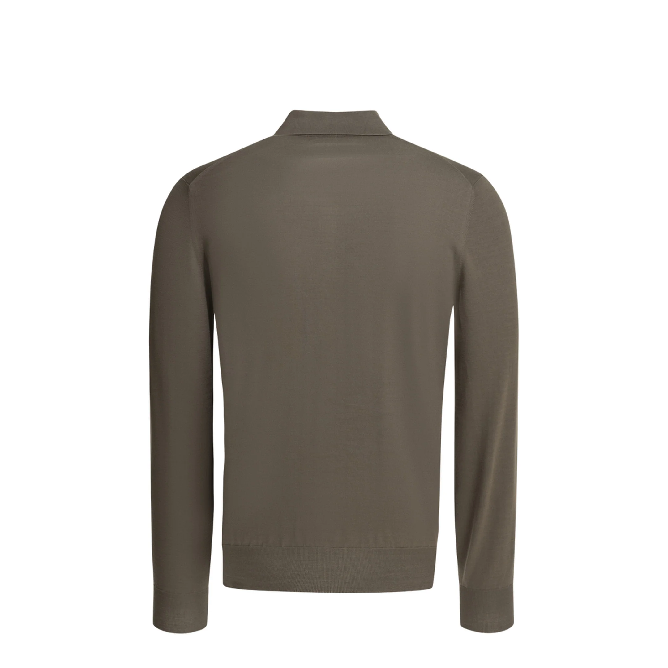 Polo Shirt with Buttons Brown - Image 2