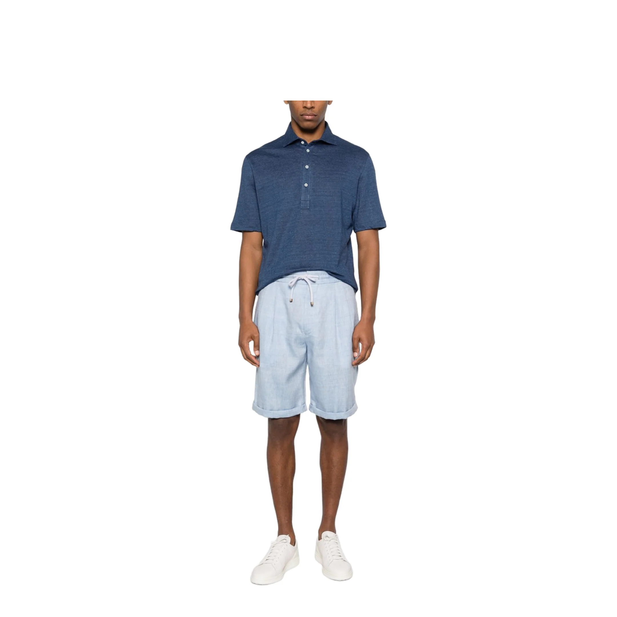 Men's Polo Shirts Blue - Image 2