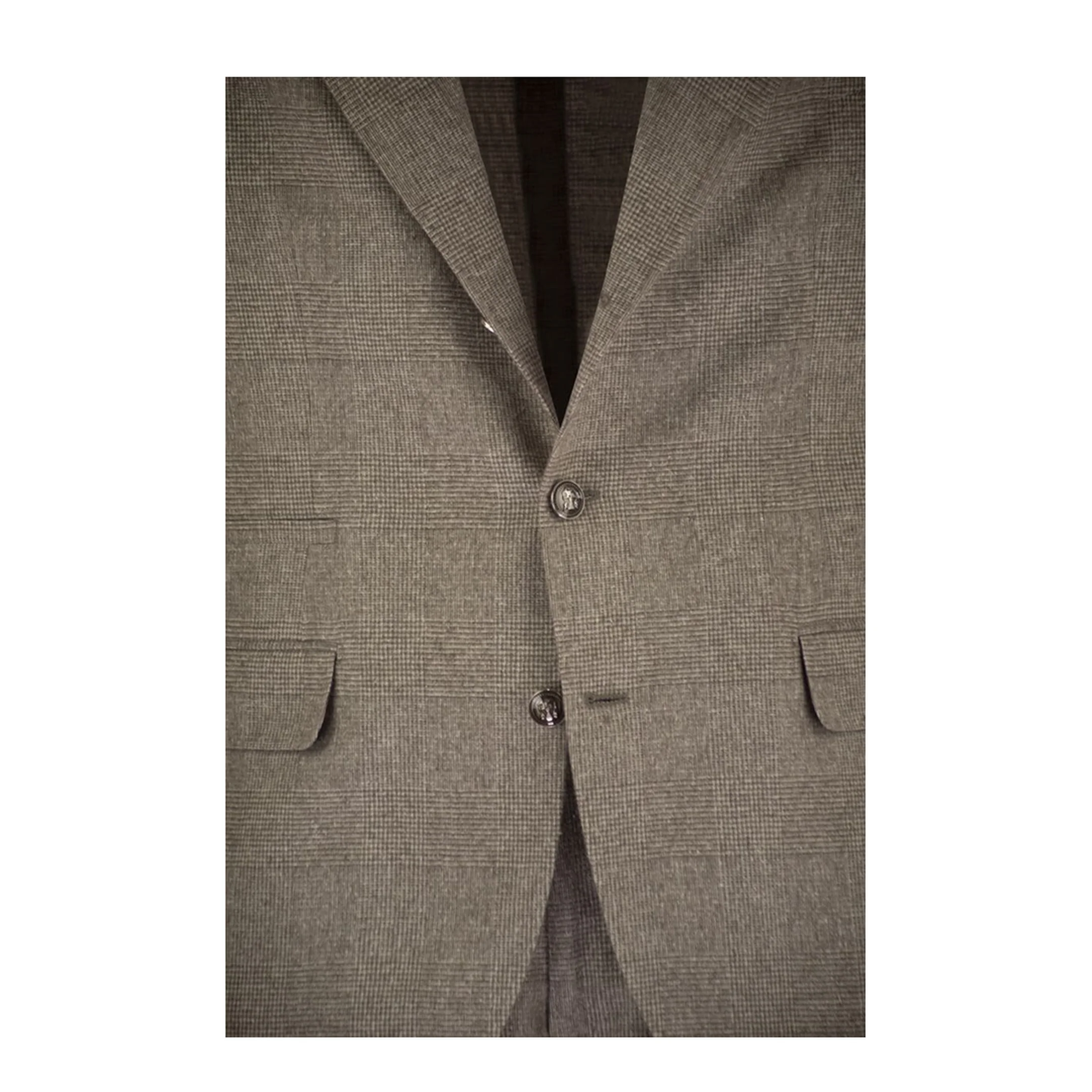 Silk And Wool Two Piece Suit Beige - Image 5
