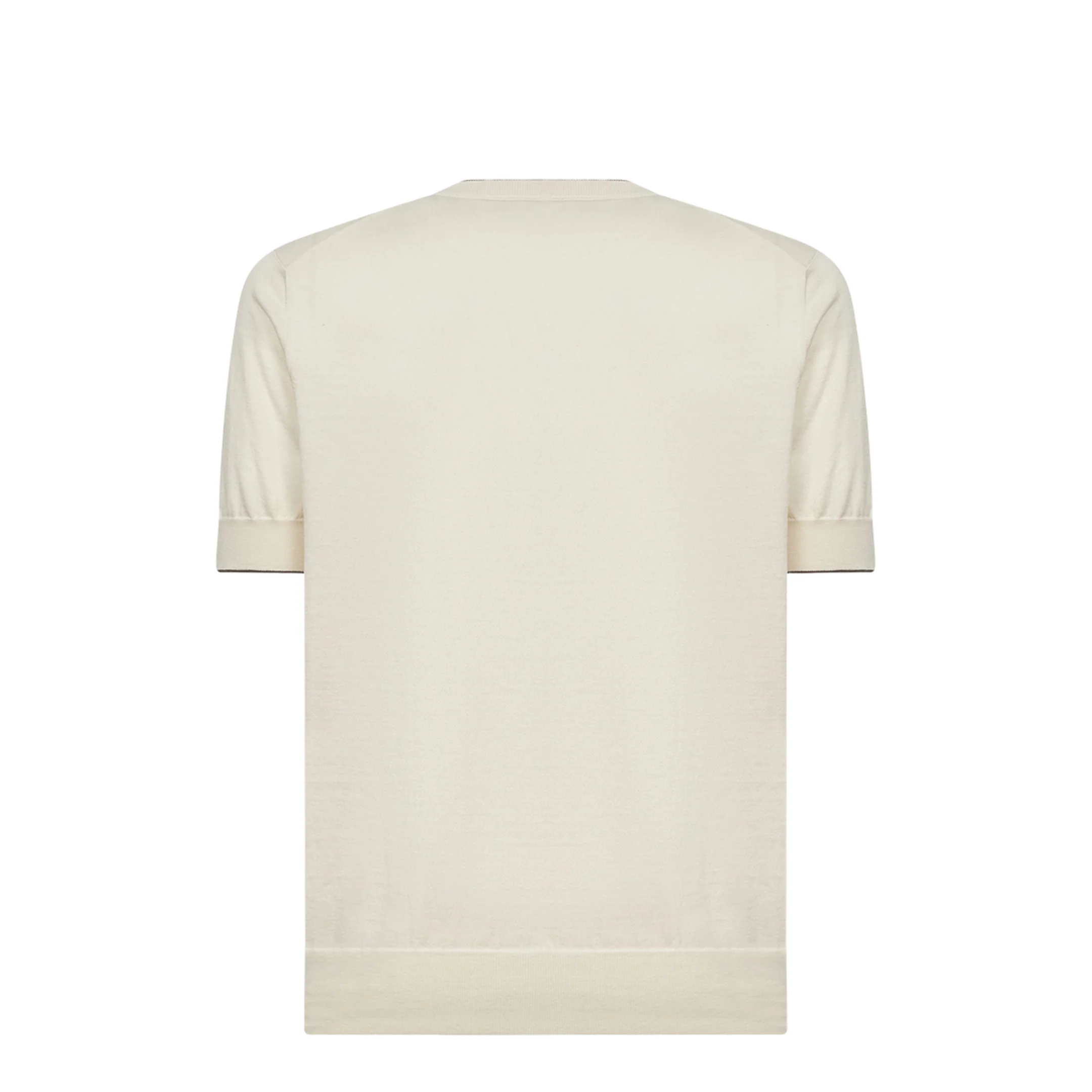 Ribbed T-Shirt - White - Image 2