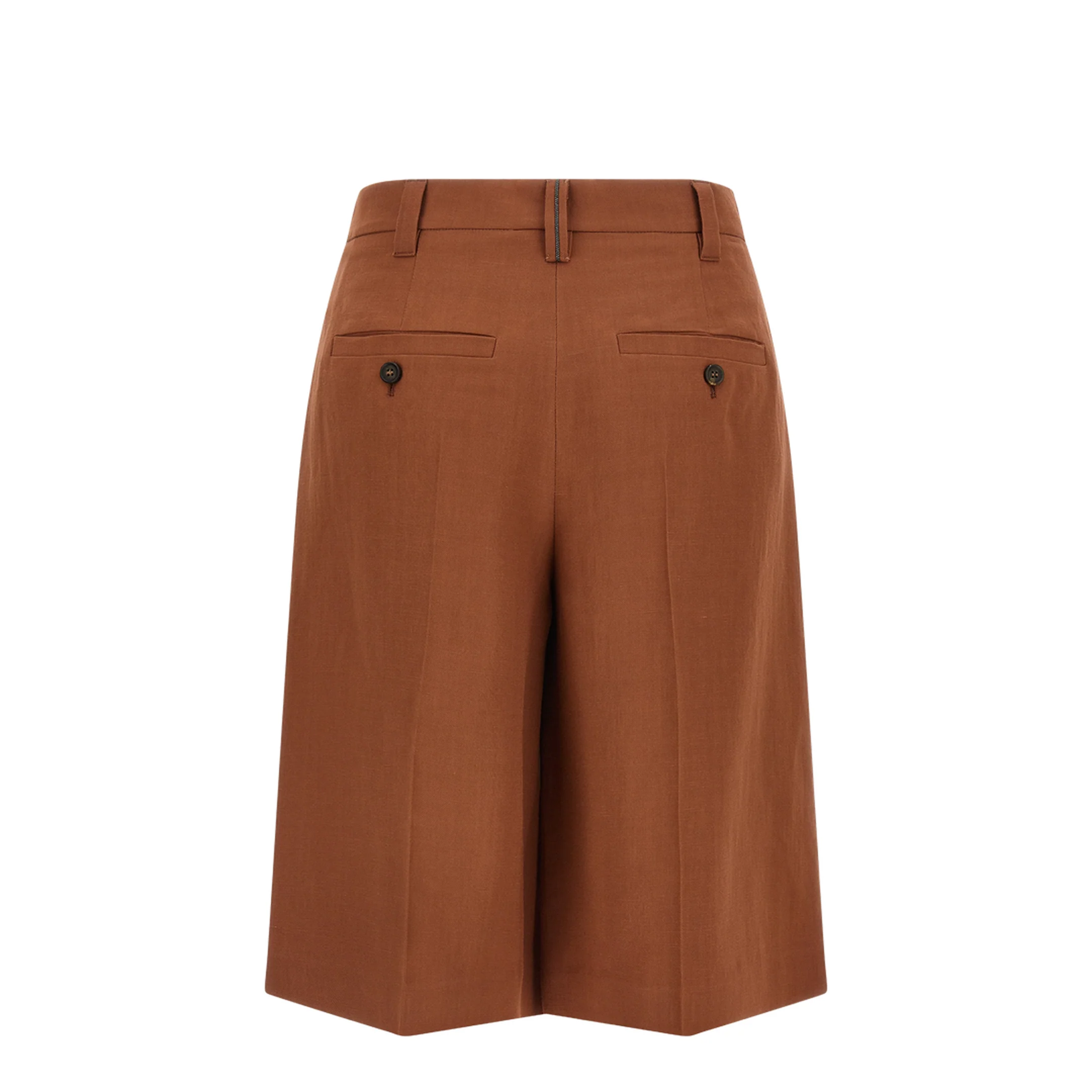 Sartorial Bermuda Shorts Brown - Image 2