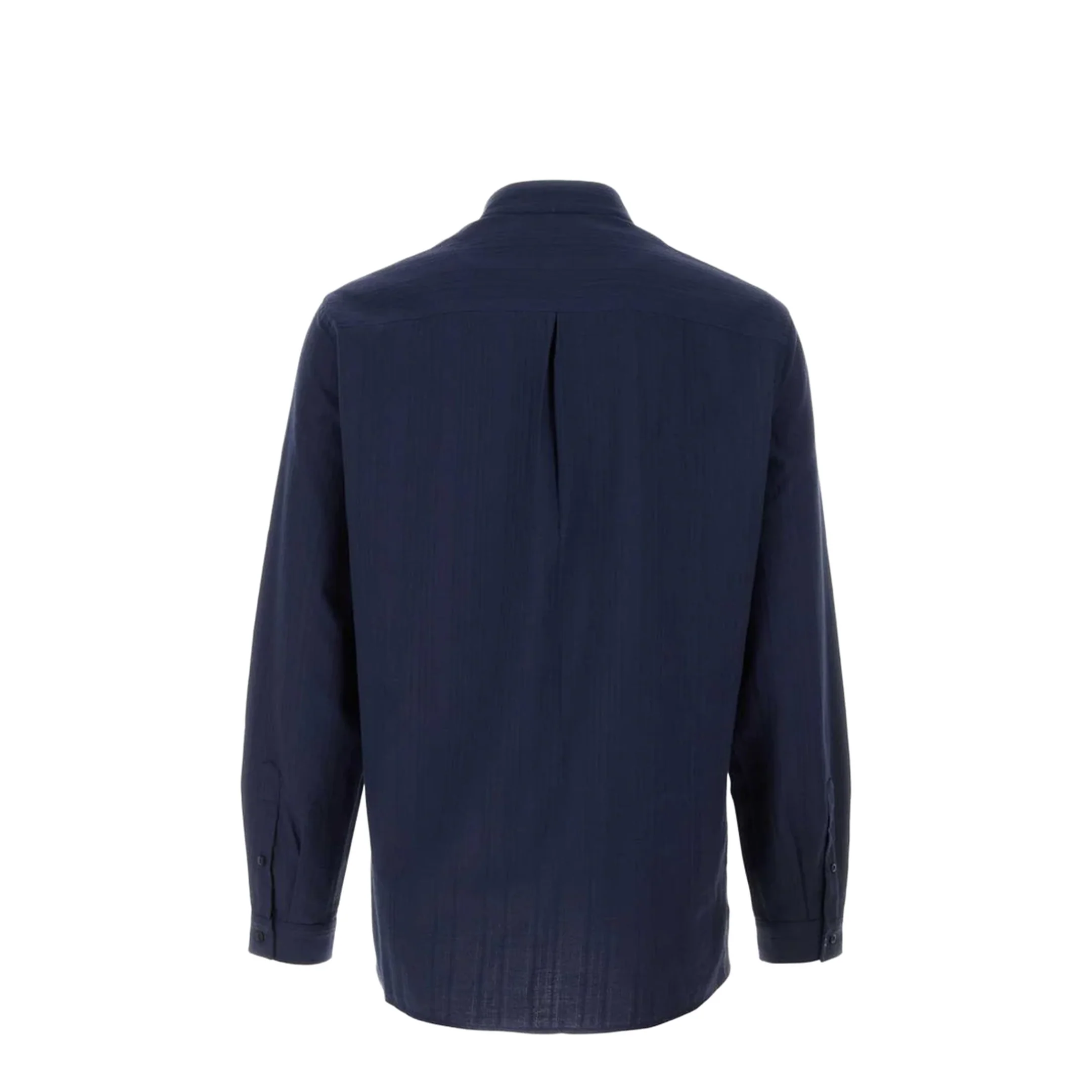 Navy Blue Cotton Shirts - Image 2