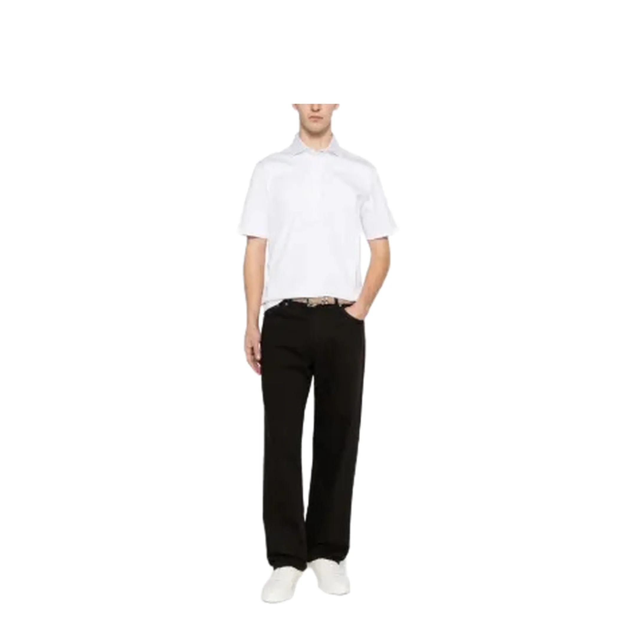 Short Sleeve Polo - White - Image 3
