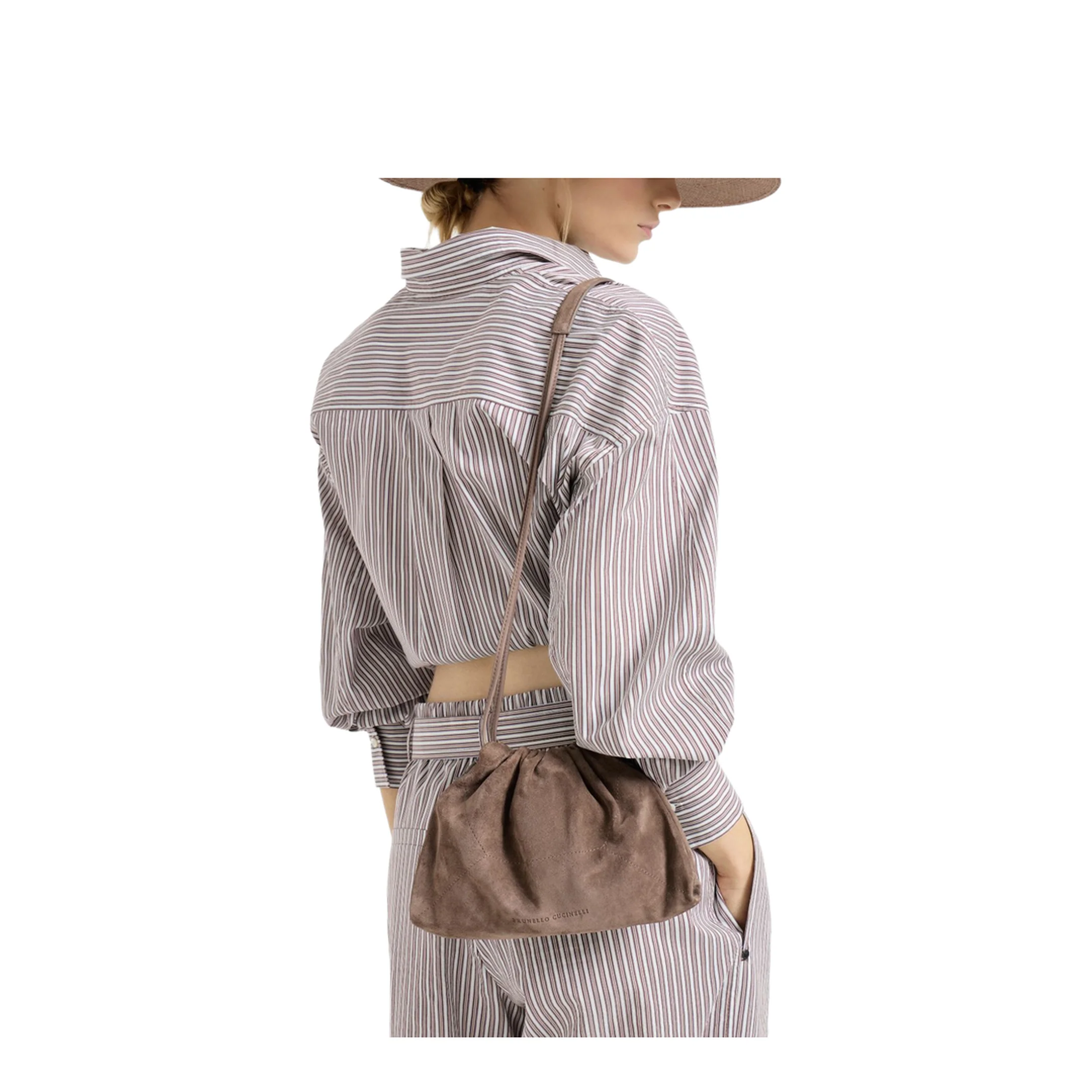 Women's Brown Leather Shoulder Bag - Image 2