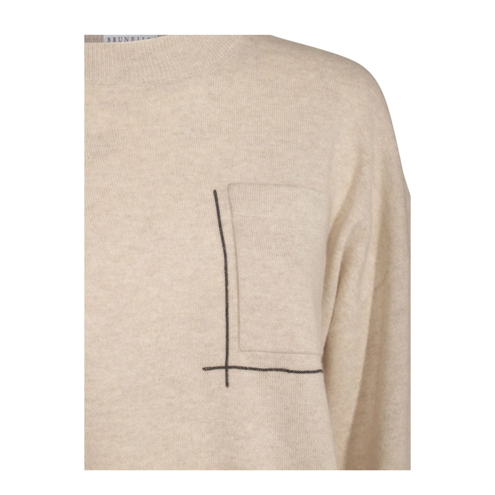 Silk and Wool Blended Sweater - Image 3