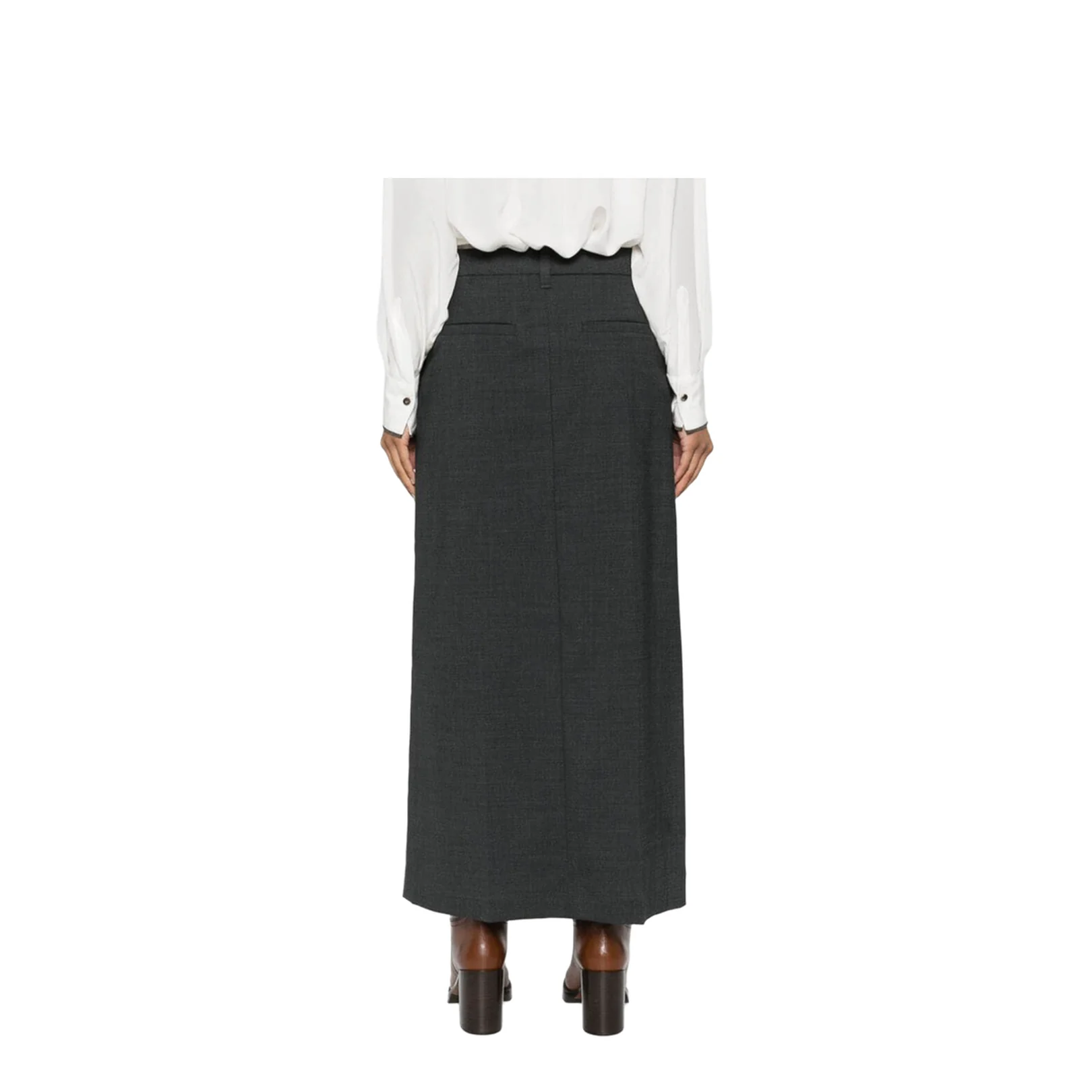 Sartorial Long Skirt - Image 3