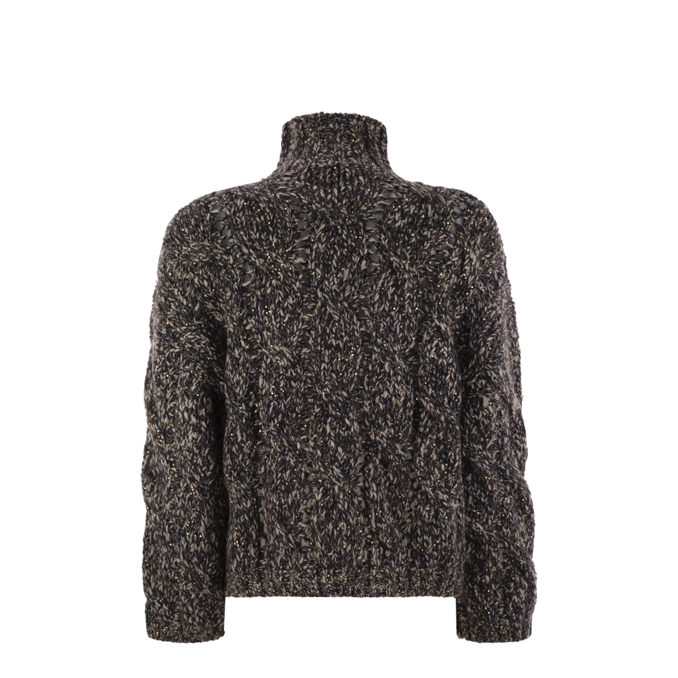 Soft Wool Cashmere And Mohair Turtleneck Sweater - Image 2