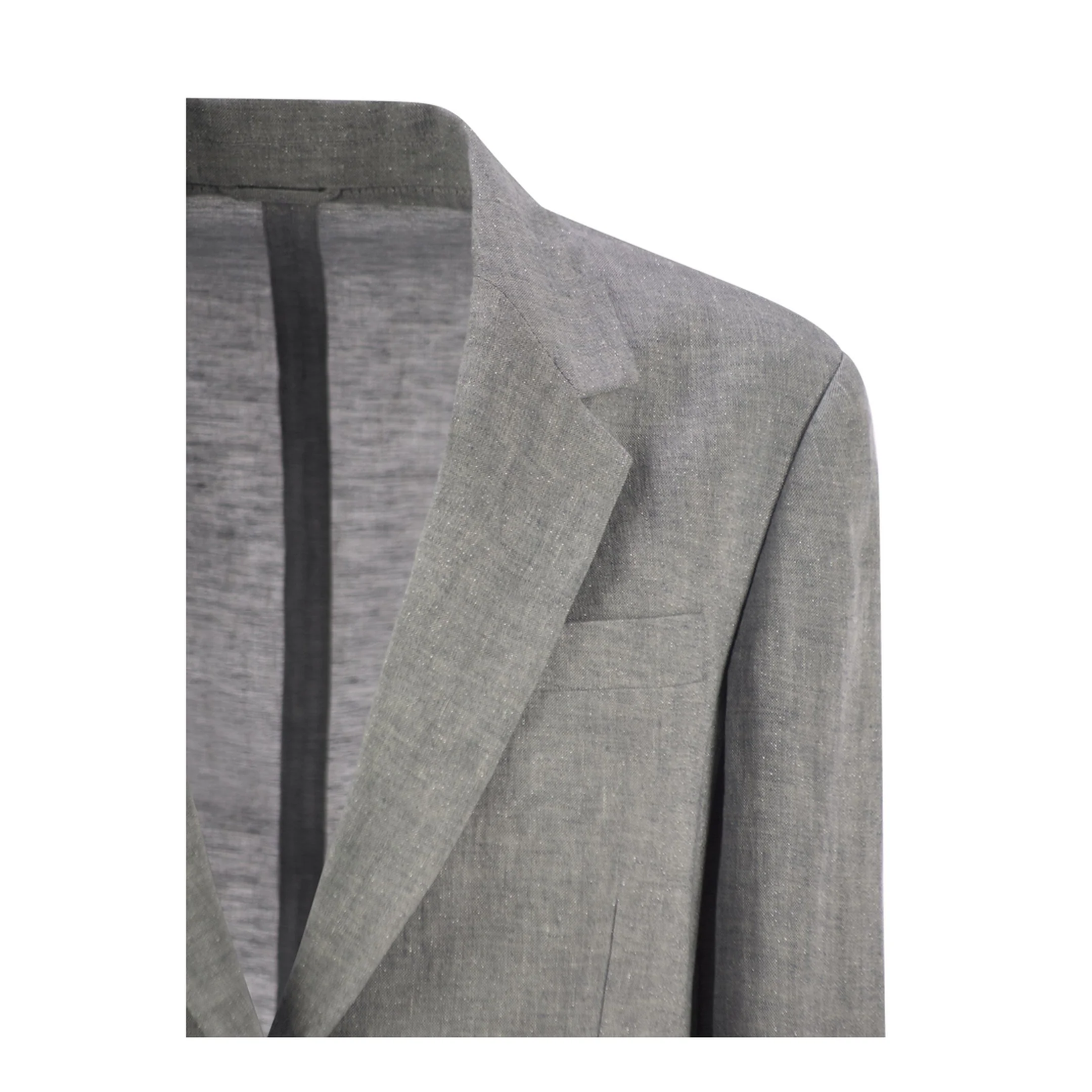 Sparkling Linen Canvas Jacket - Image 3