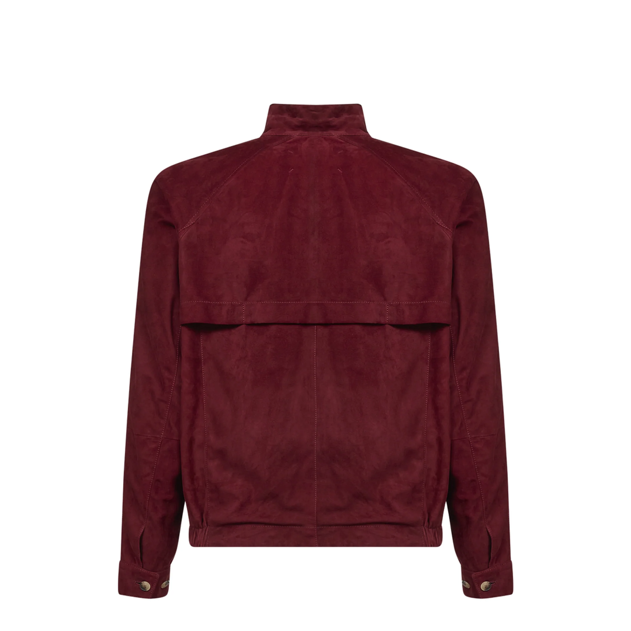 Stand-Collar Suede Jacket - Image 2