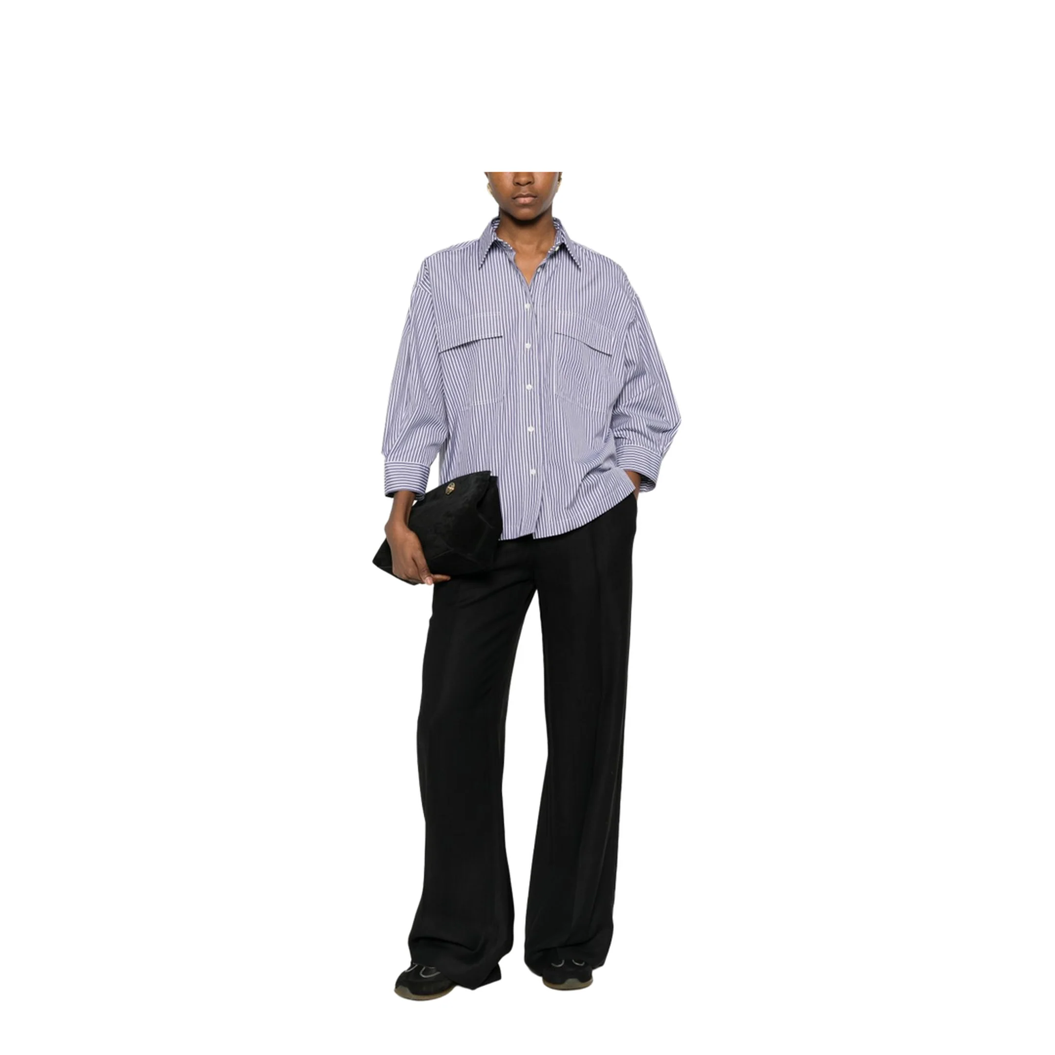 Striped Cotton Shirt - Image 2