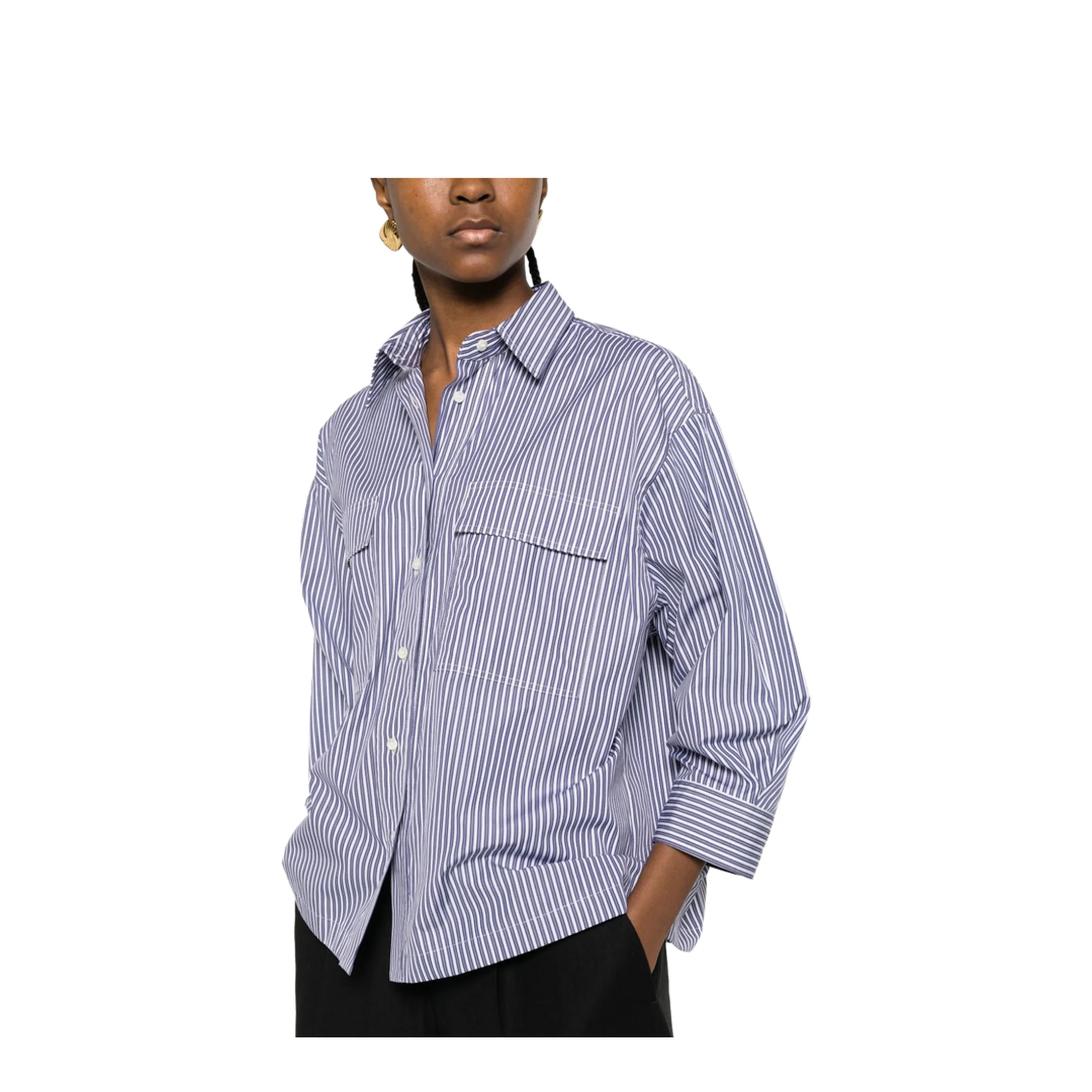 Striped Cotton Shirt - Image 3