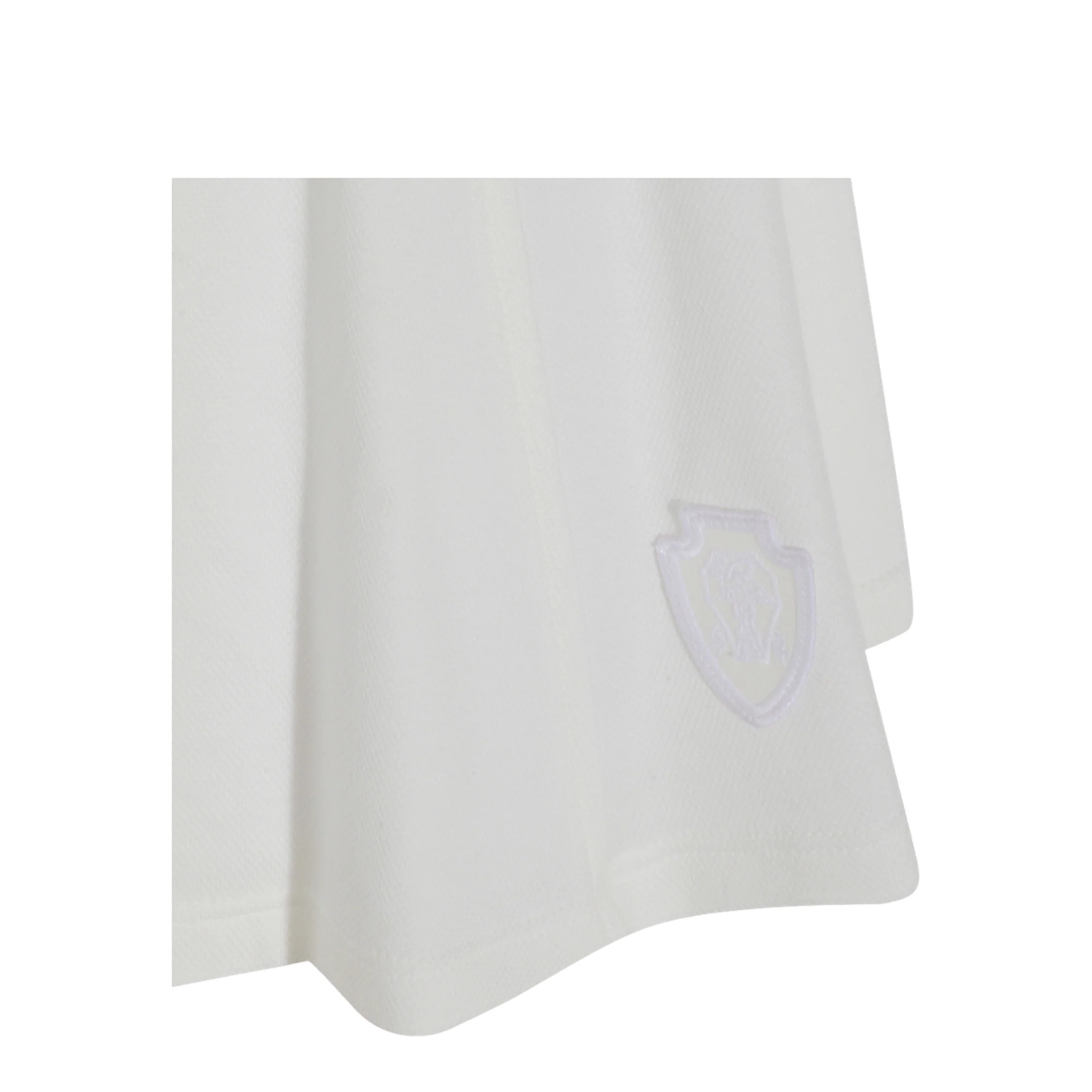 Striped-Trim A-Line Mini Skirt White - Image 4