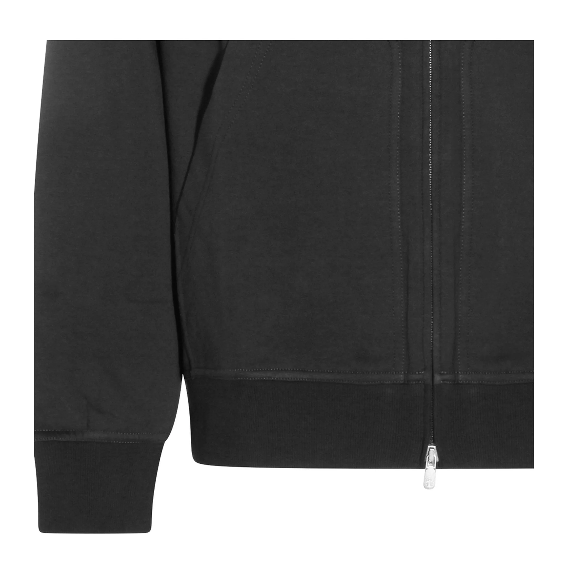Zip-Fastening Sweater Black - Image 3