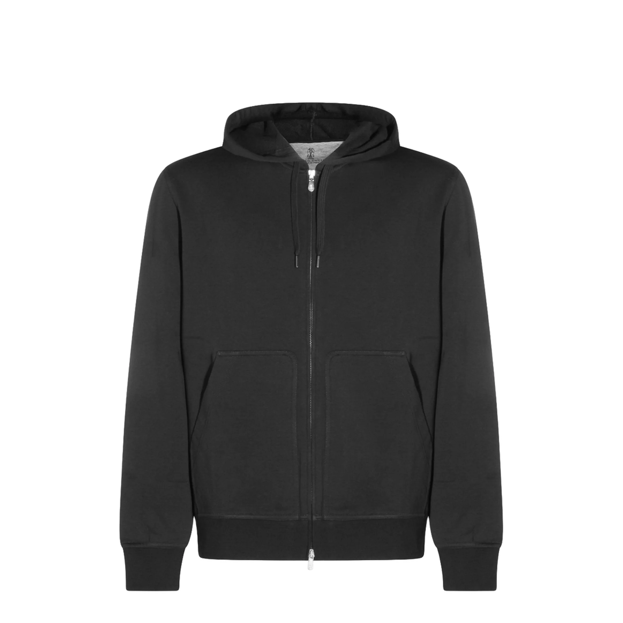 Zip-Fastening Sweater Black - Image 4