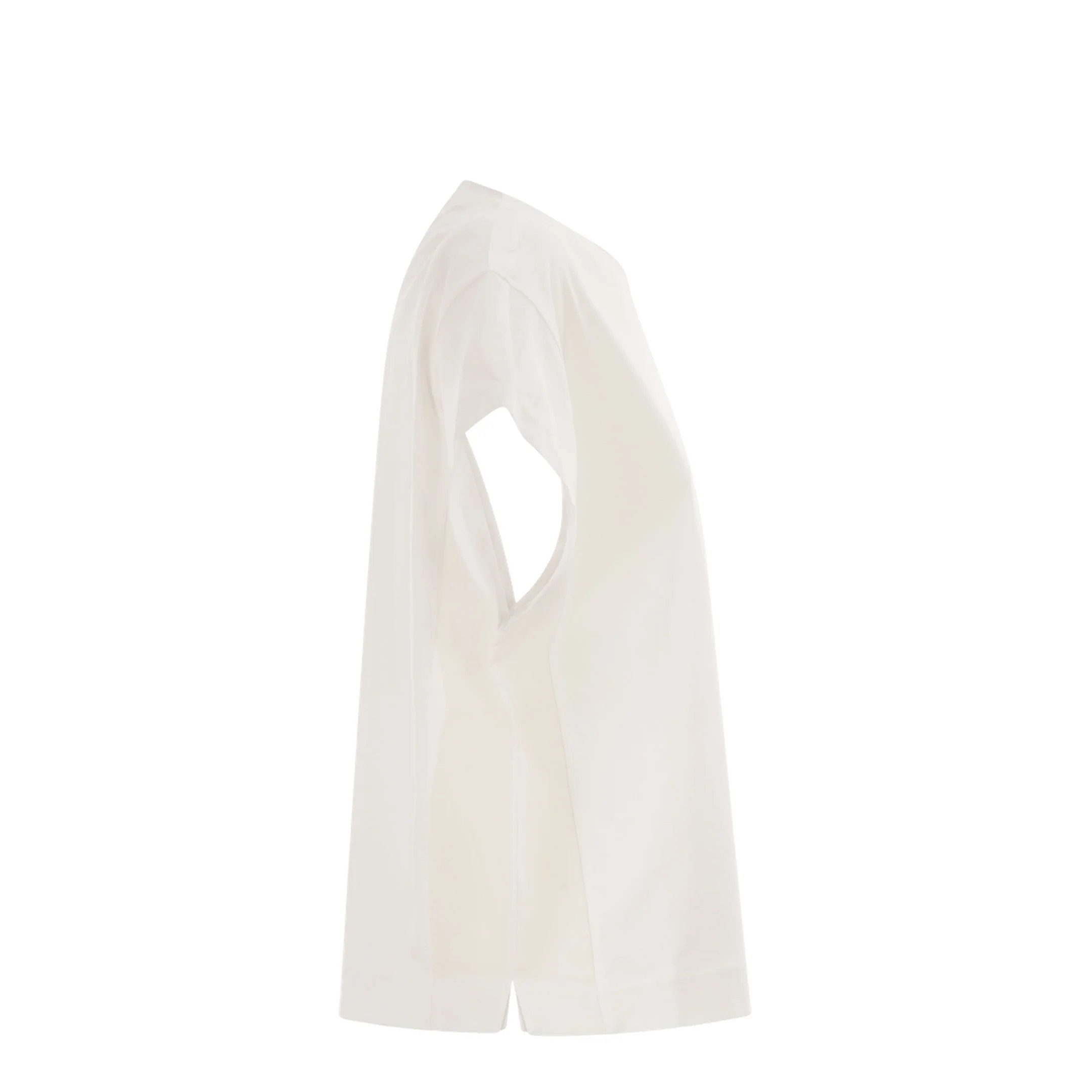 Sheer-Panel T-Shirt White - Image 2