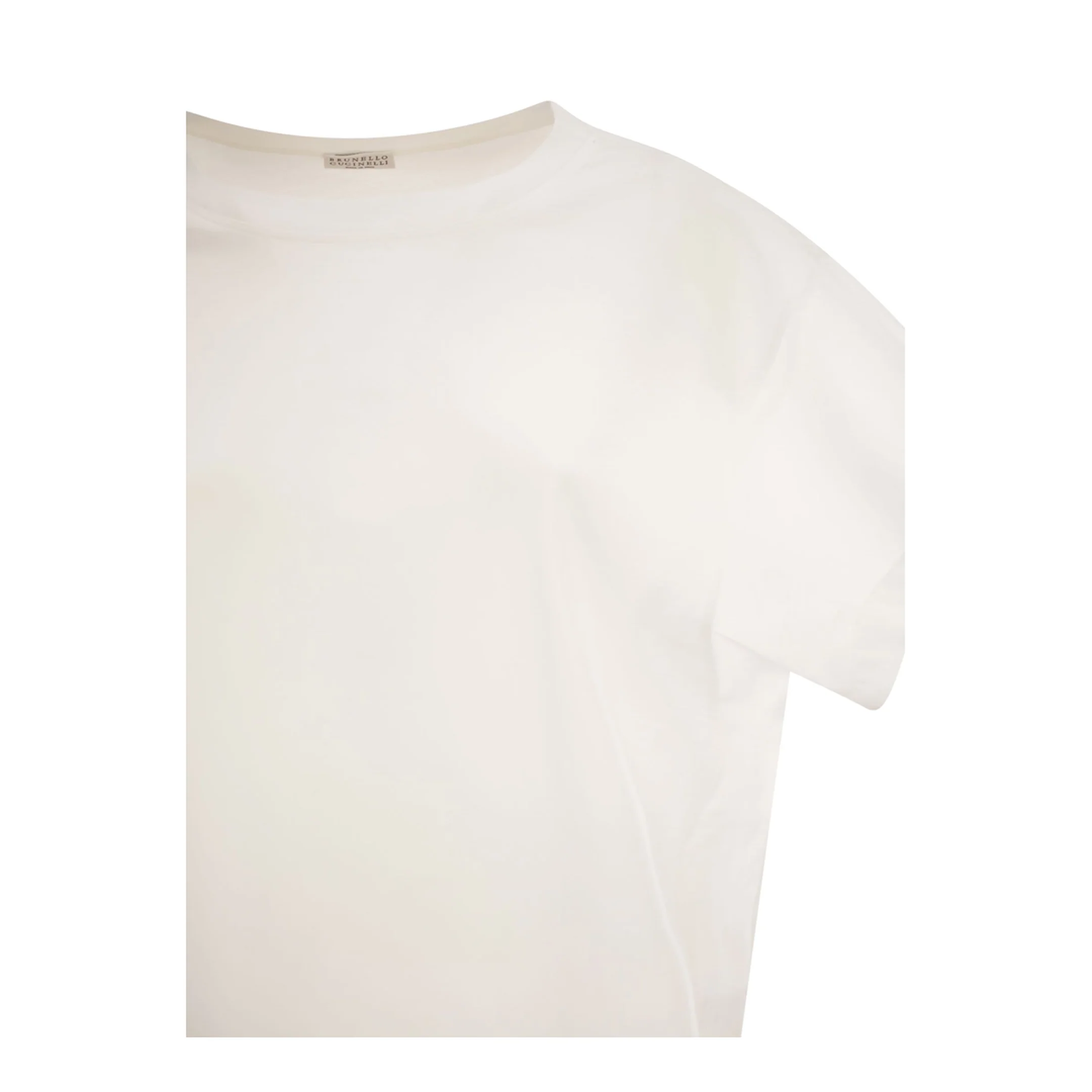 Sheer-Panel T-Shirt White - Image 3
