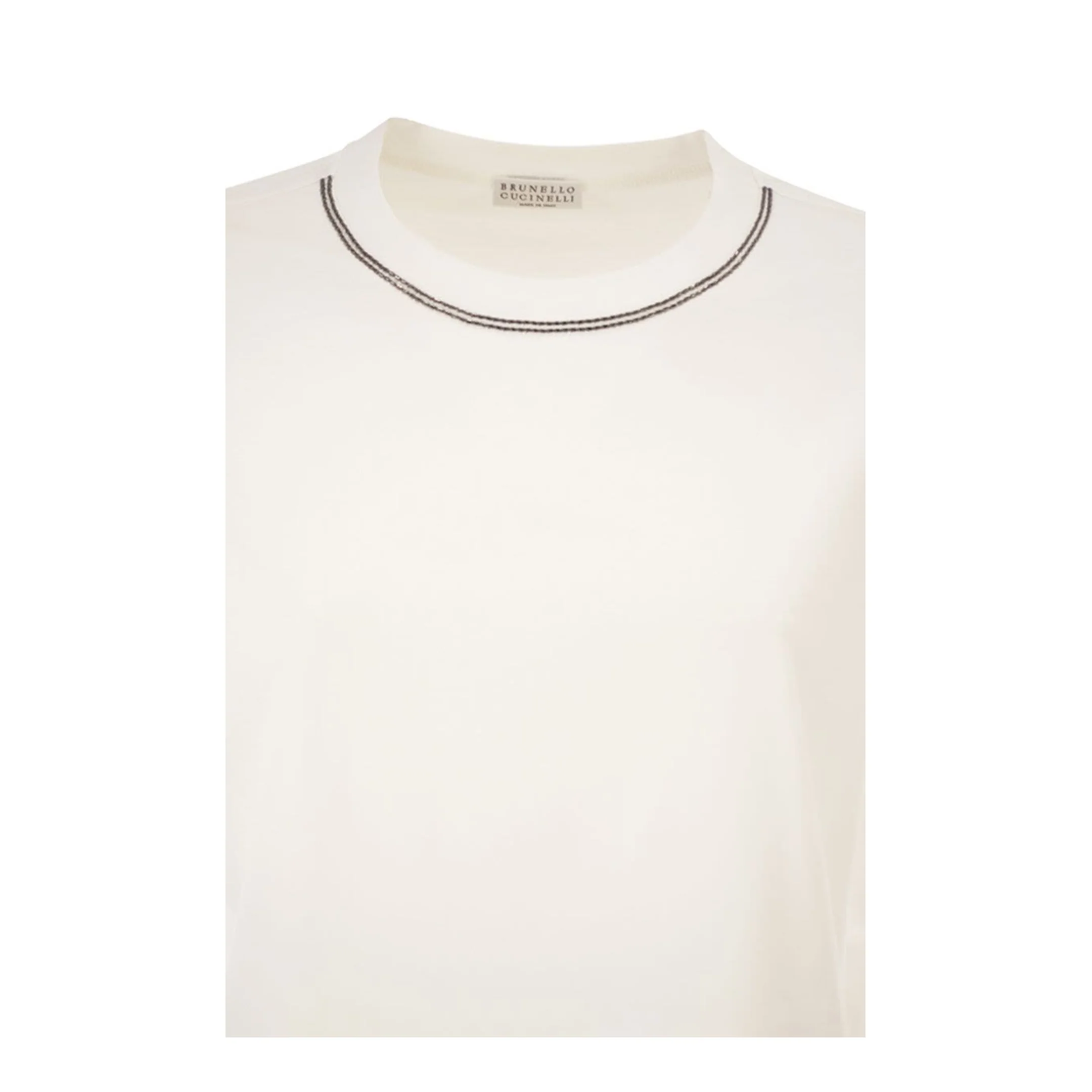 Cotton T-Shirt - White - Image 4
