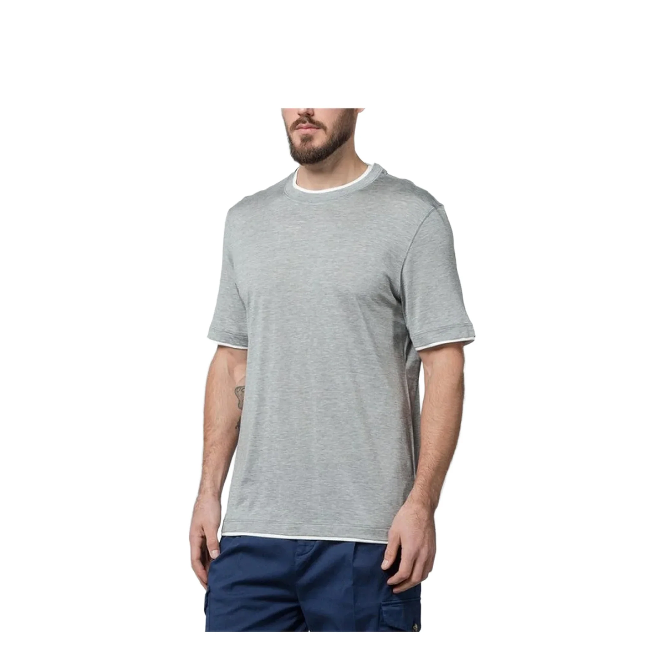 Men's White T-Shirt - Image 2