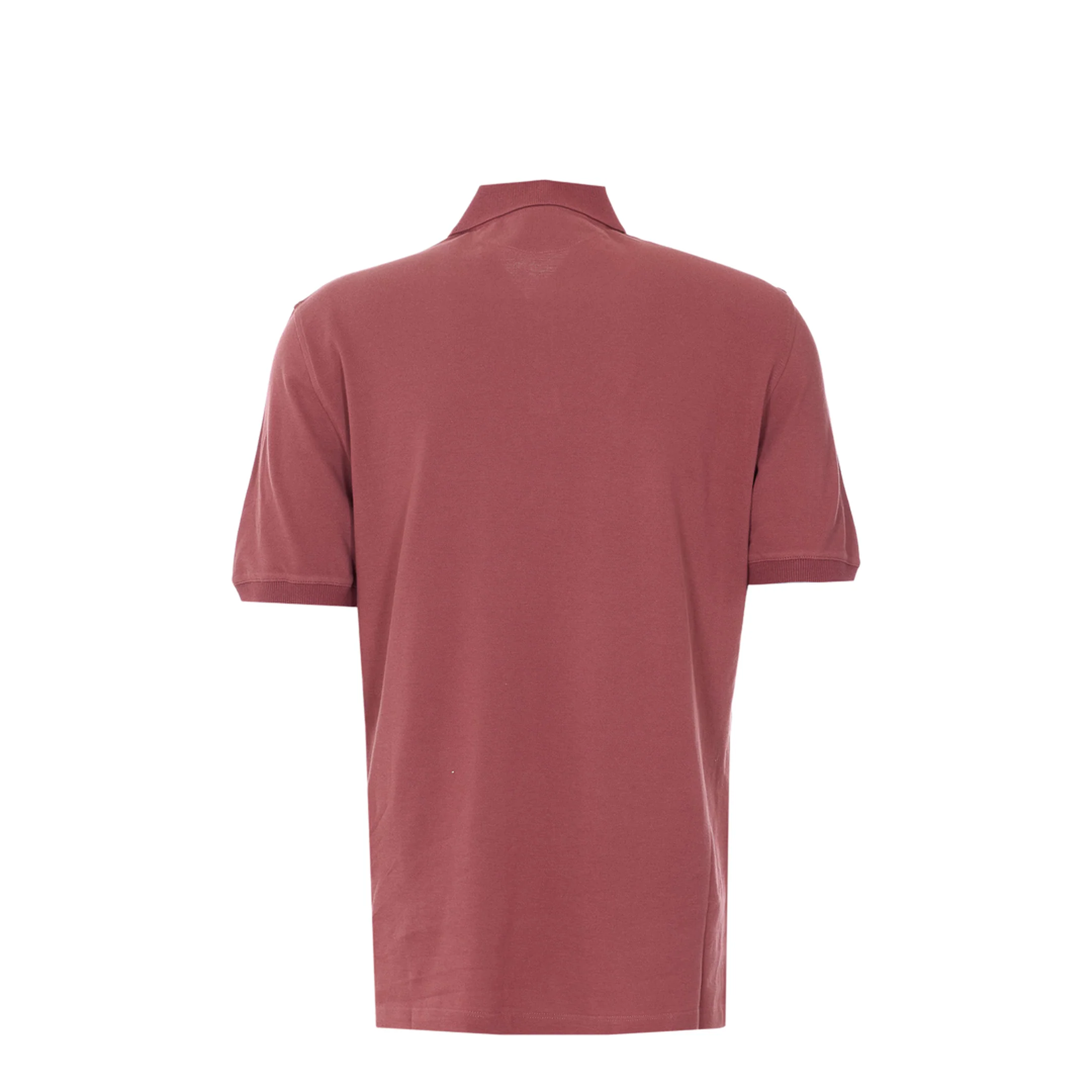 Printed Logo Cotton Polo Shirt - Red - Image 2