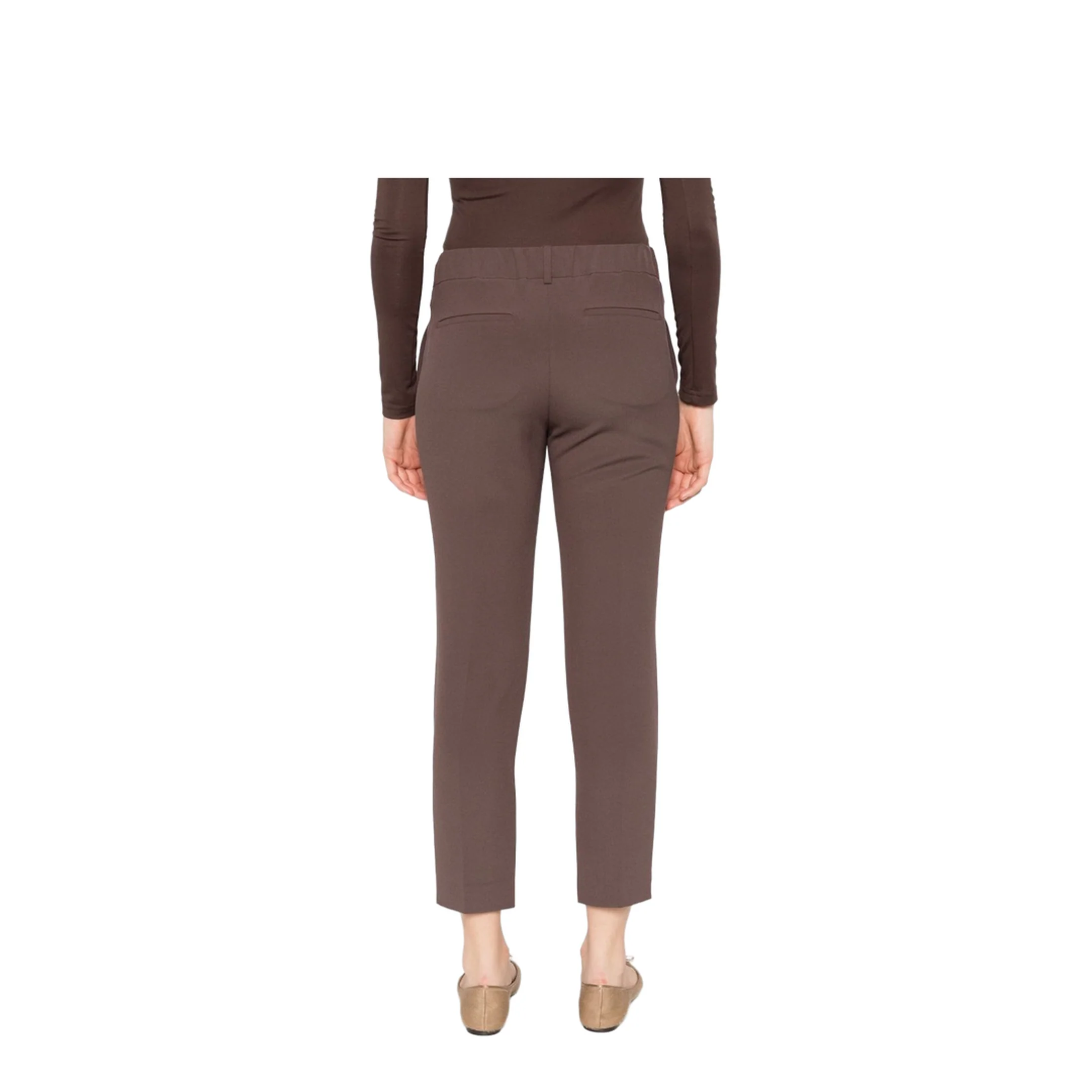 Tailored Jogger Pants - Brown - Image 5