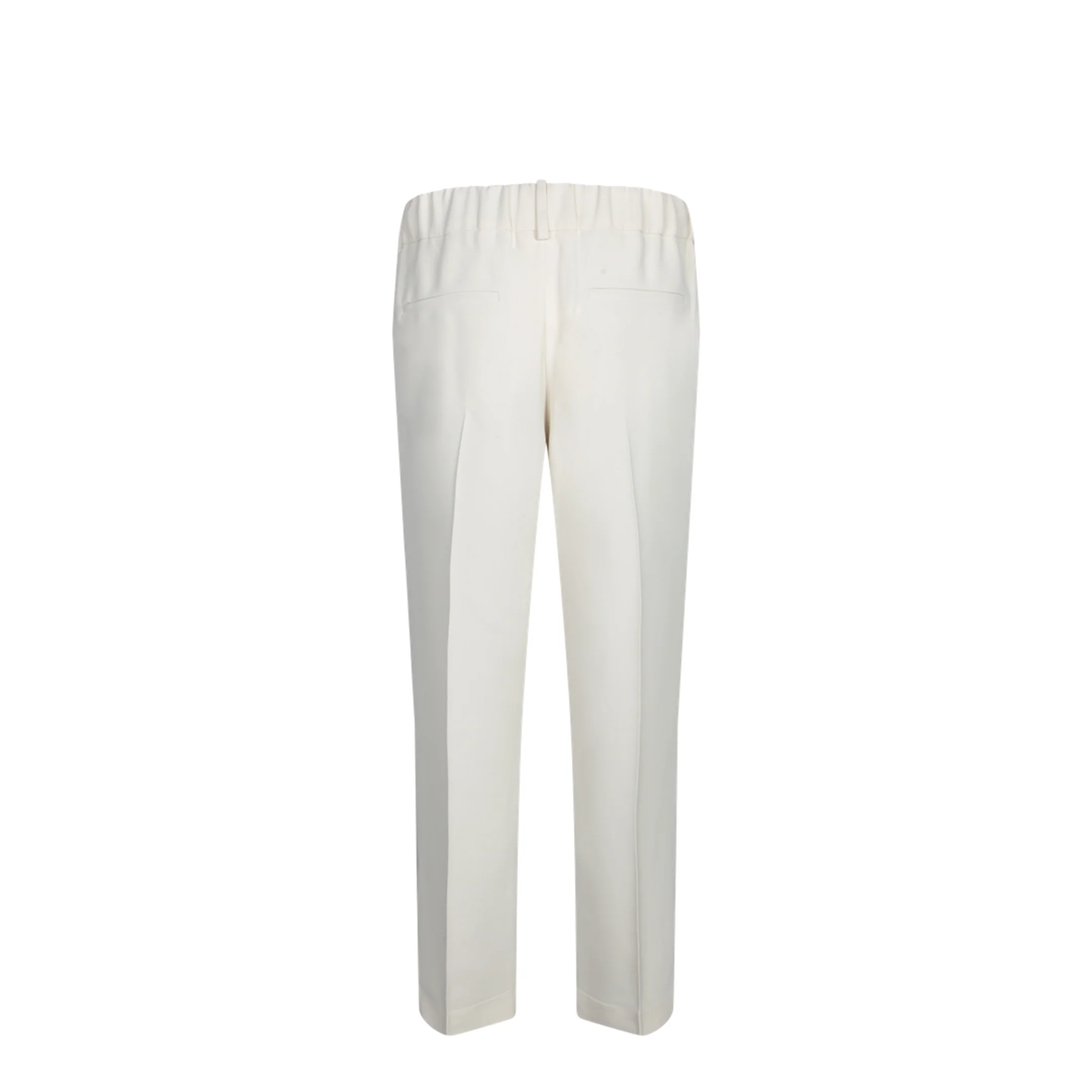 Tailored Joggers Pants in Chalk Color - Image 2