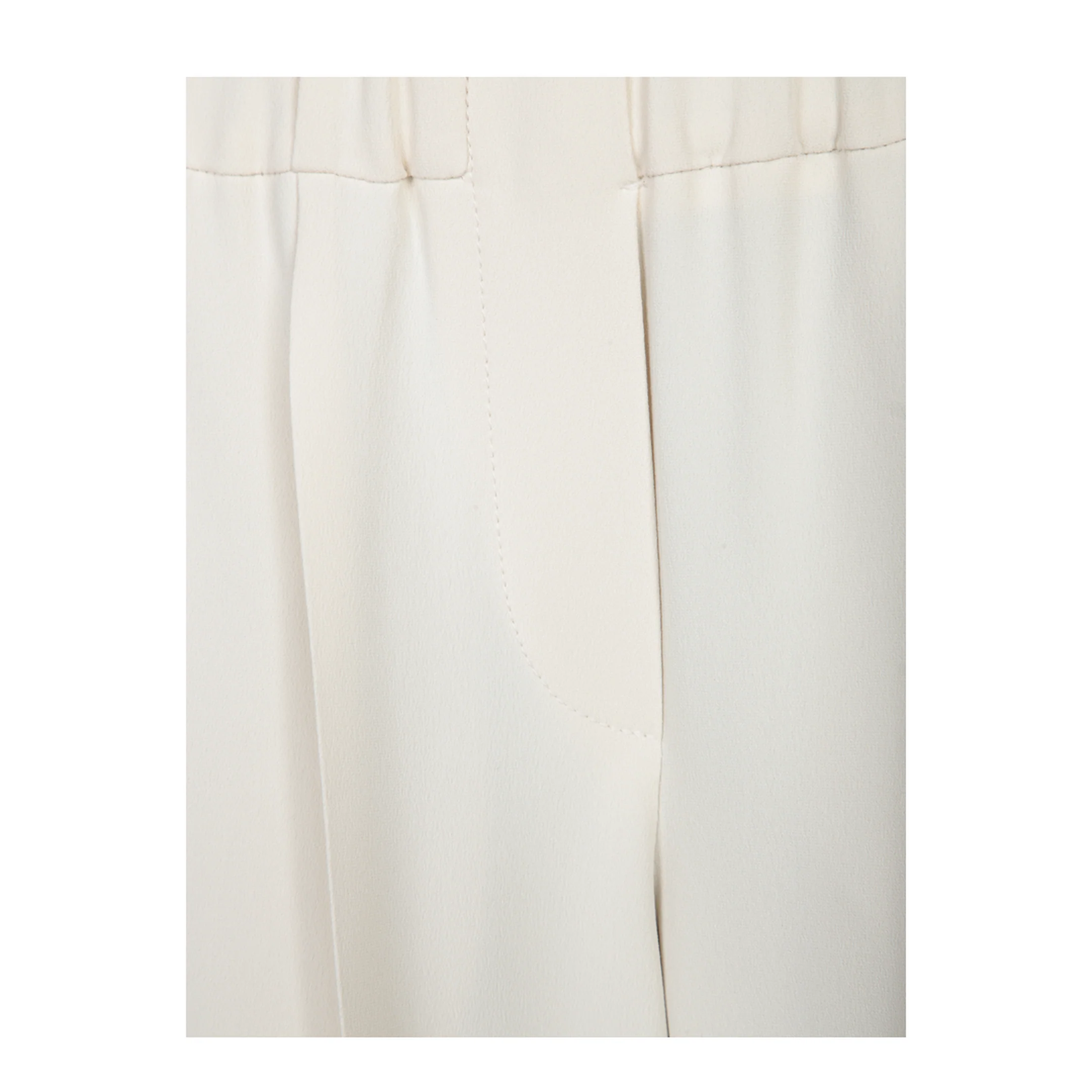Tailored Joggers Pants in Chalk Color - Image 3