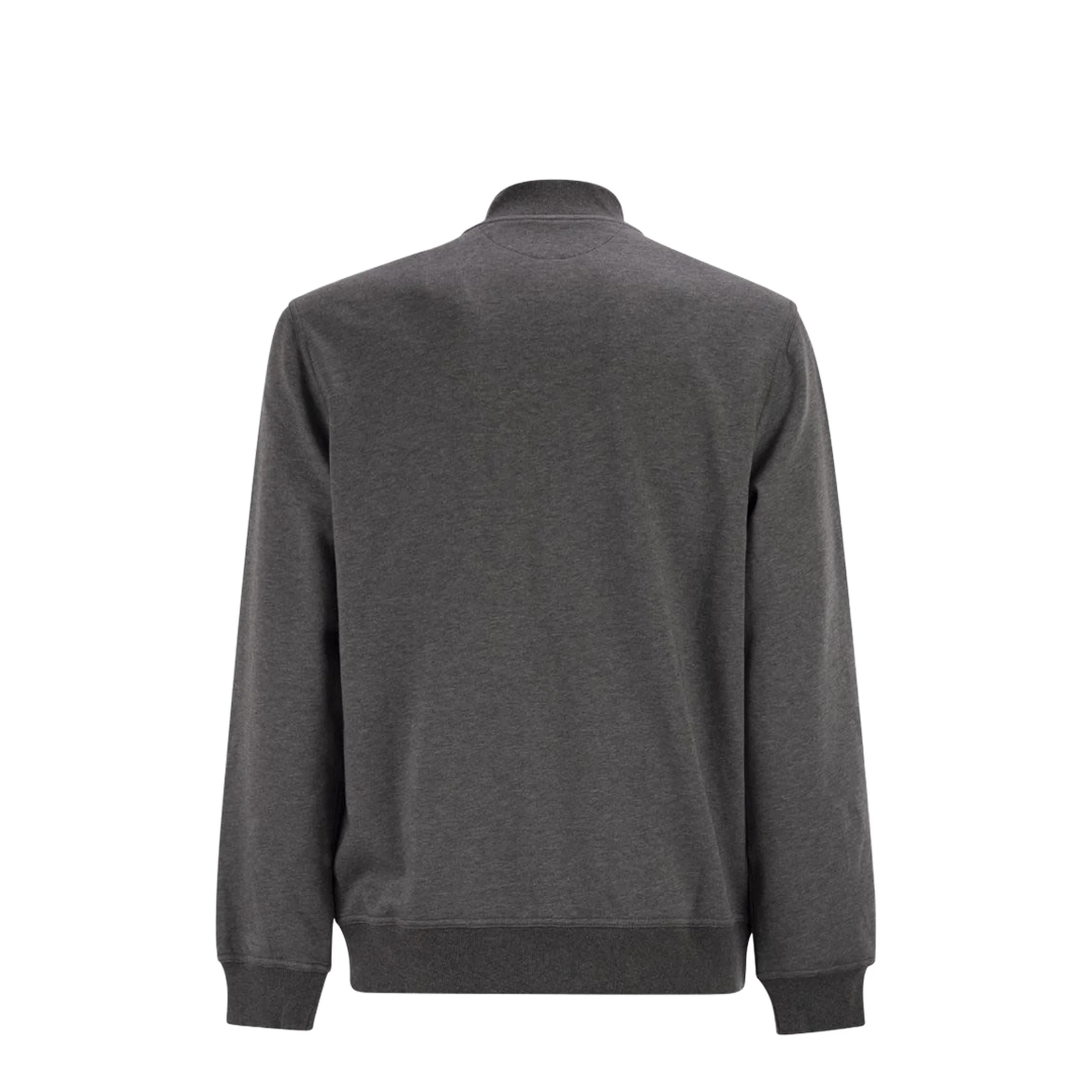 Techno Cotton Fleece Topwear with Zip - Image 2