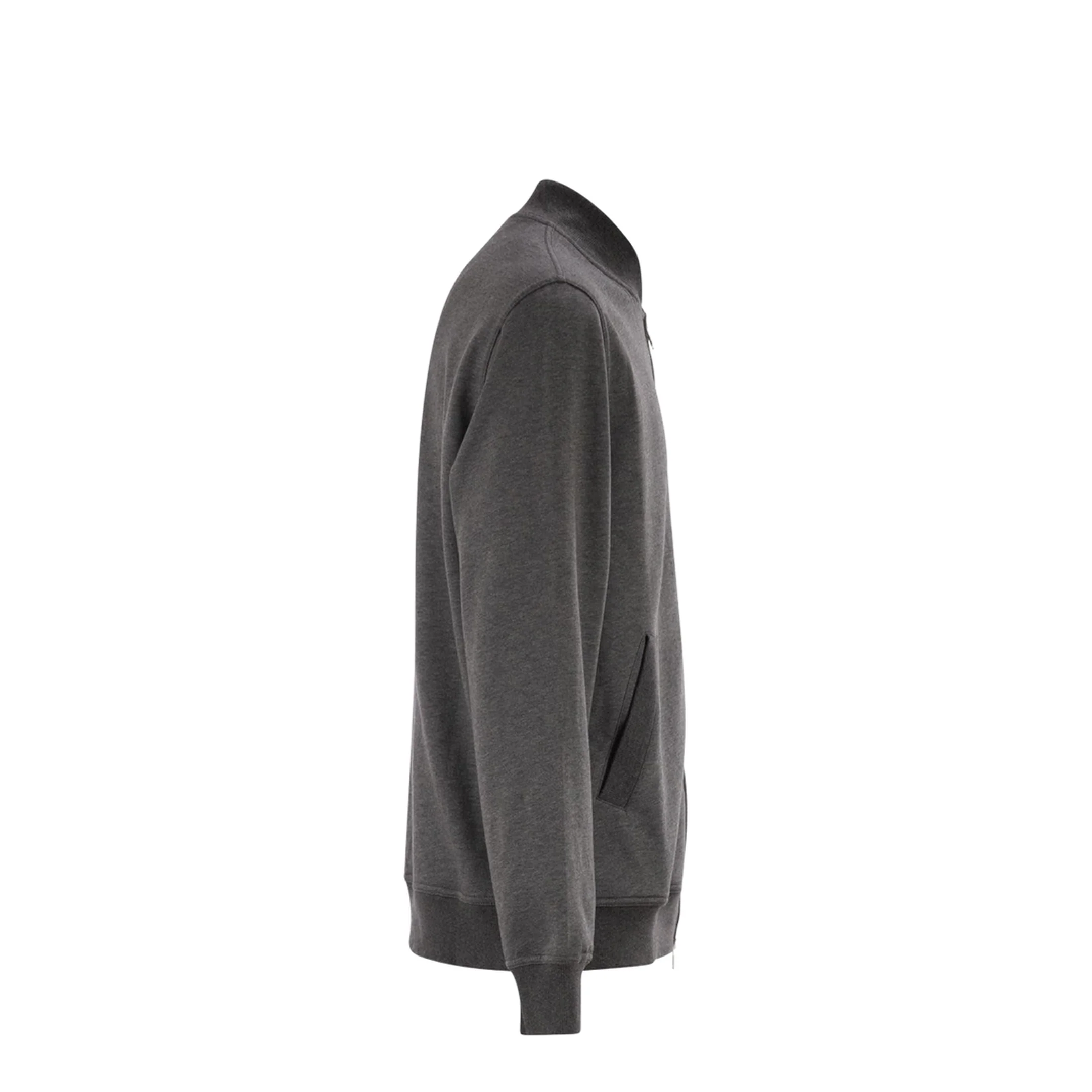 Techno Cotton Fleece Topwear with Zip - Image 3