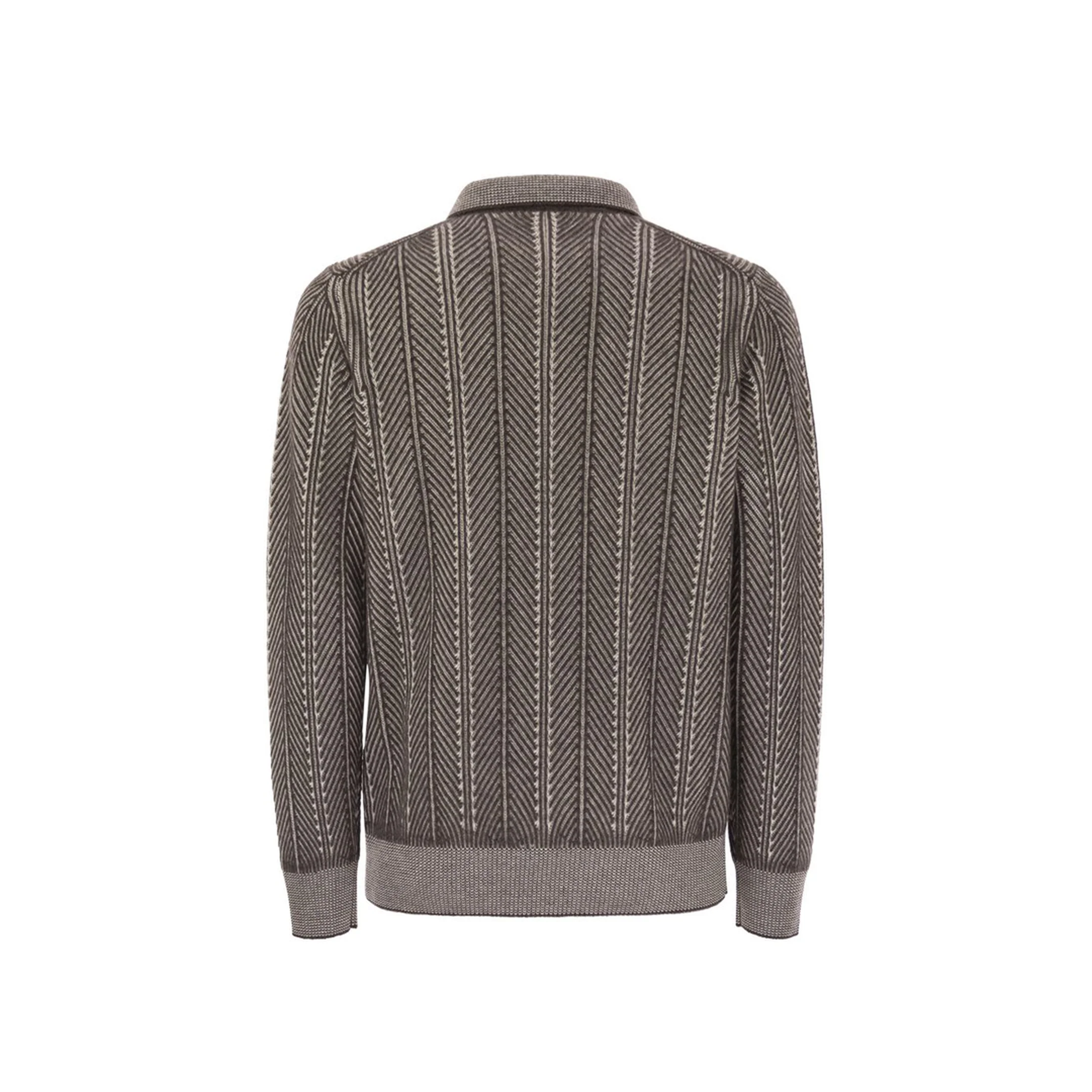 Vanisé Chevron Cashmere Sweater - Image 2