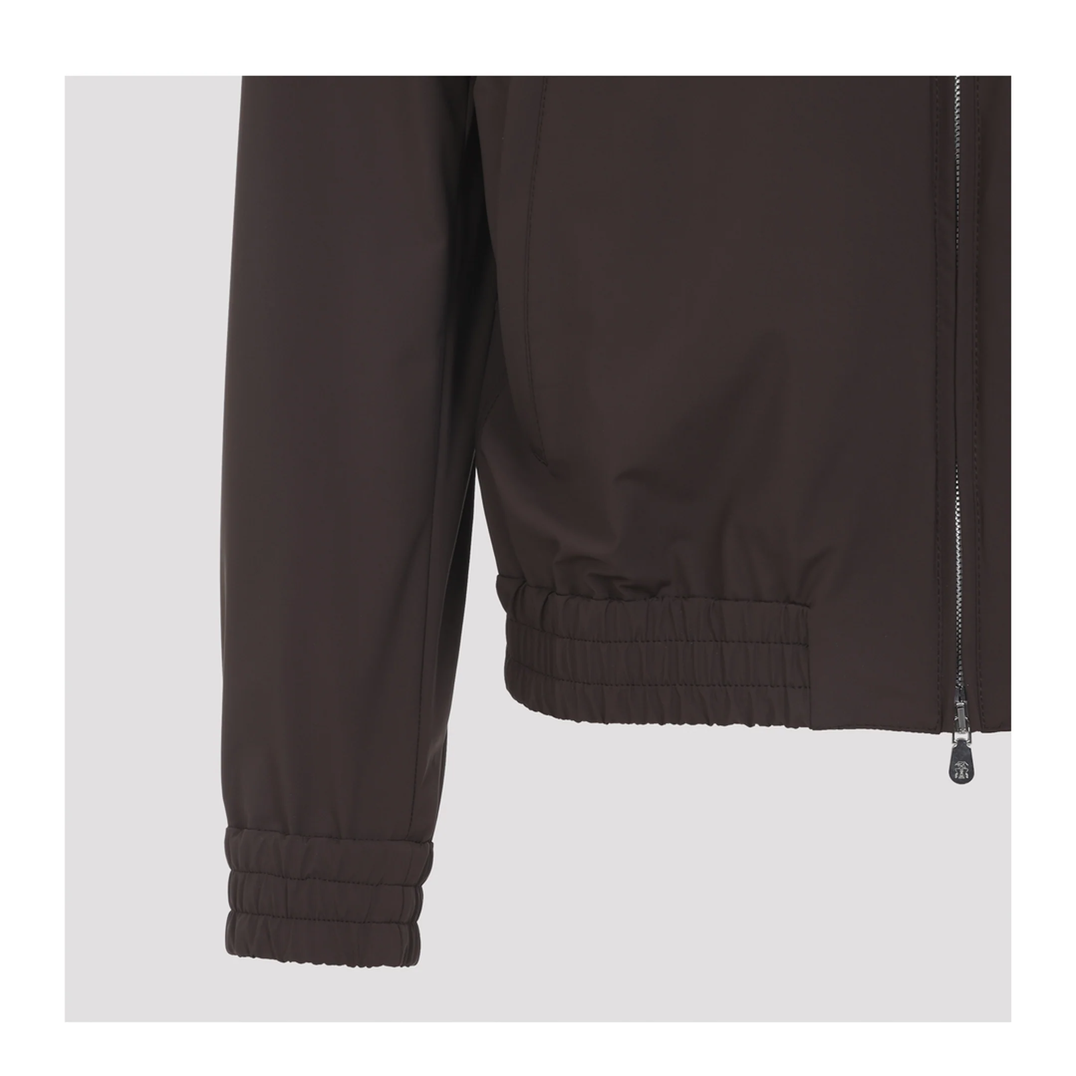 Water Resistant Blouson Jacket Brown - Image 5