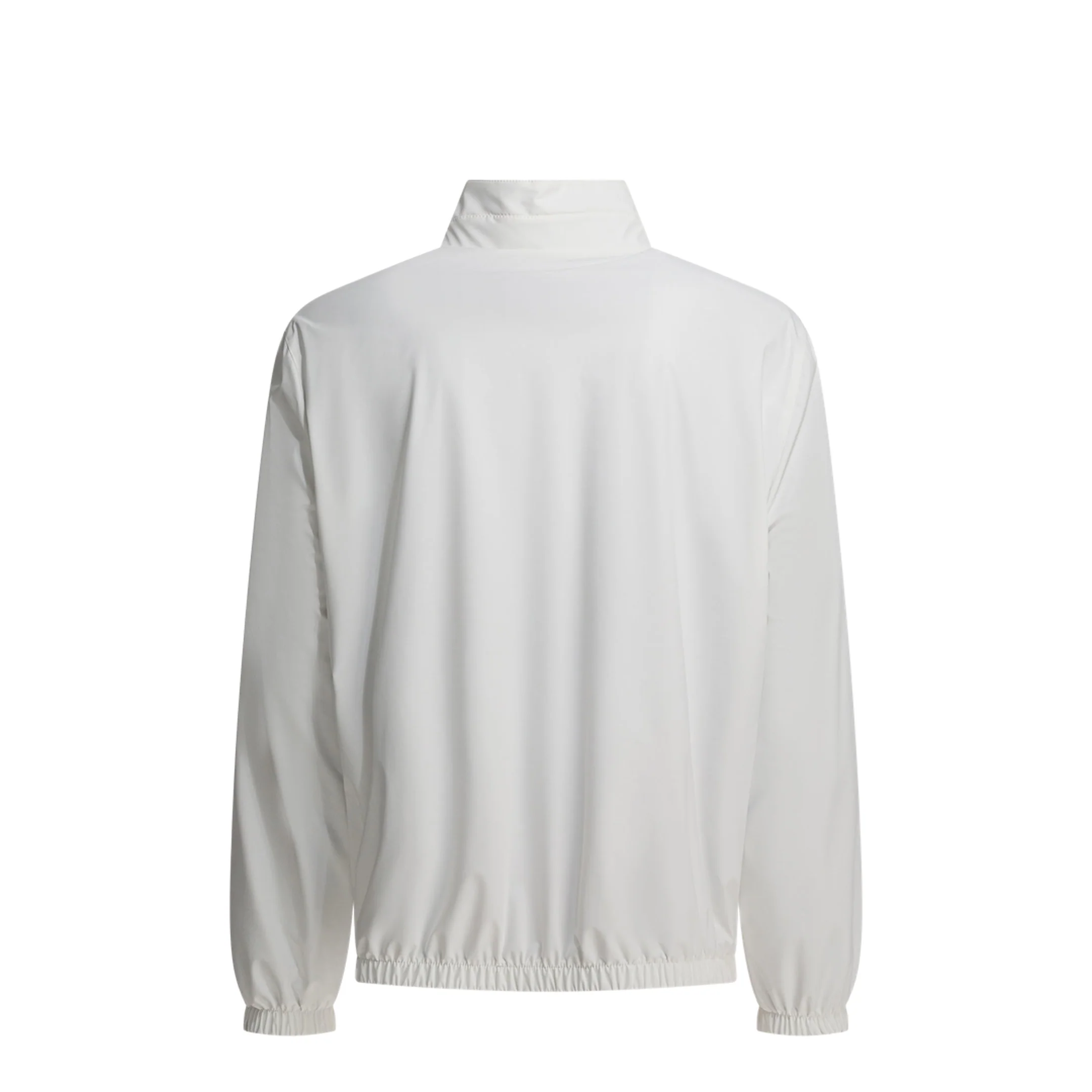 White Polyamide Full-Length Jacket - Image 3