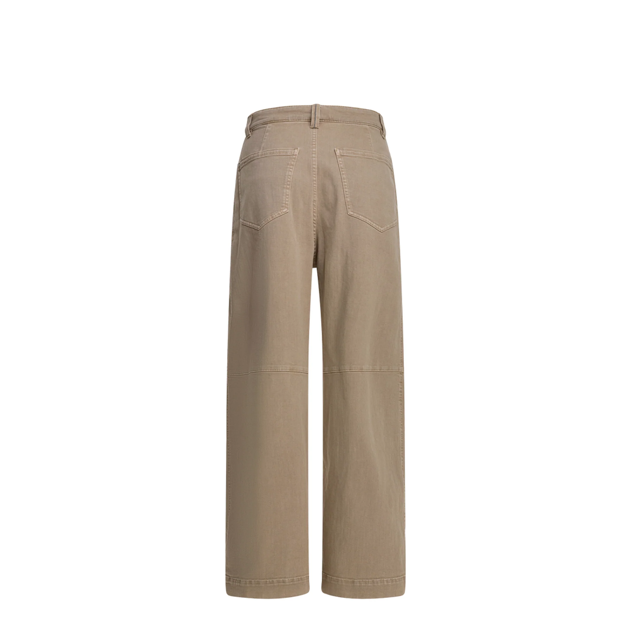 Wide-leg Jeans Beige - Image 2