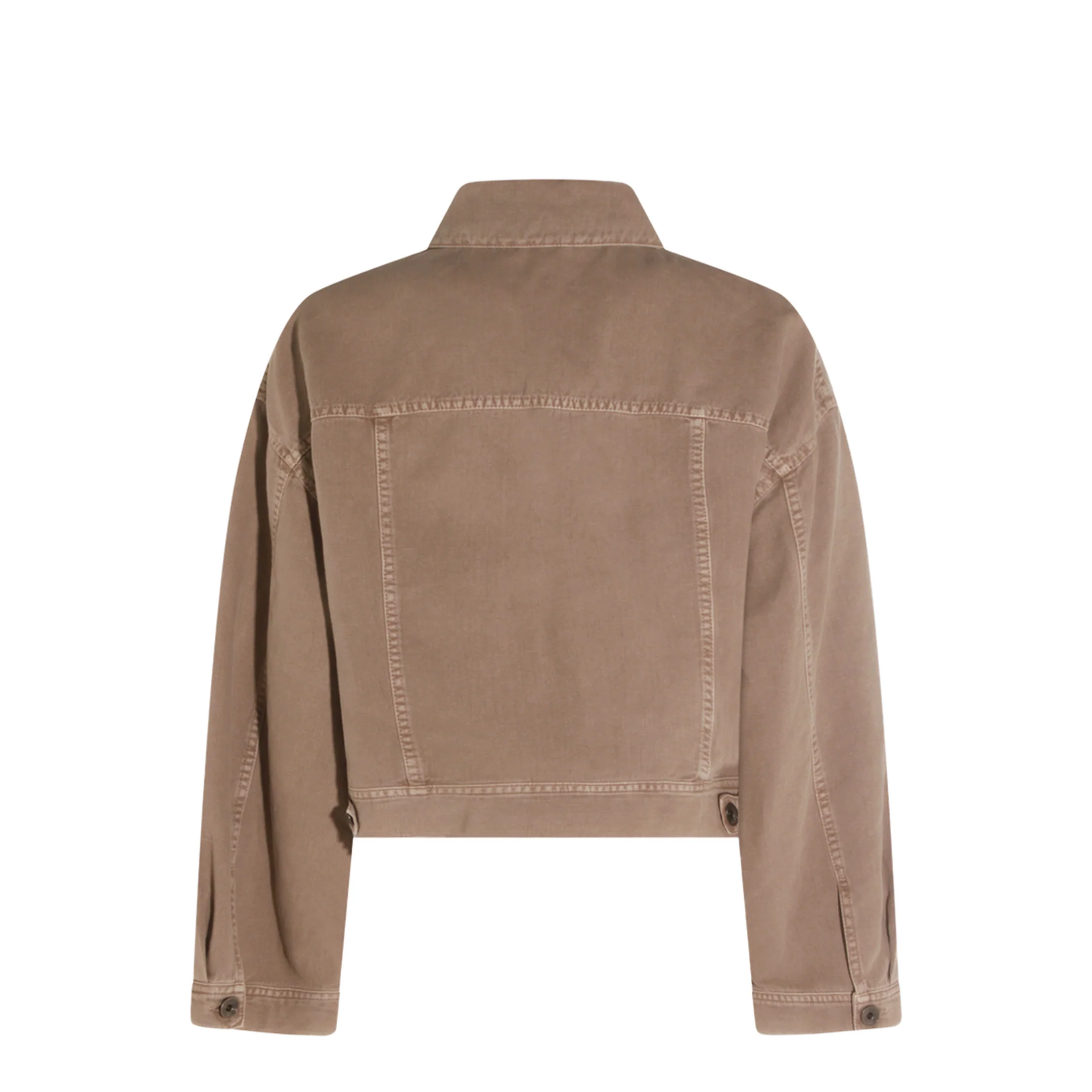 Women's Cropped Jackets Brown - Image 2