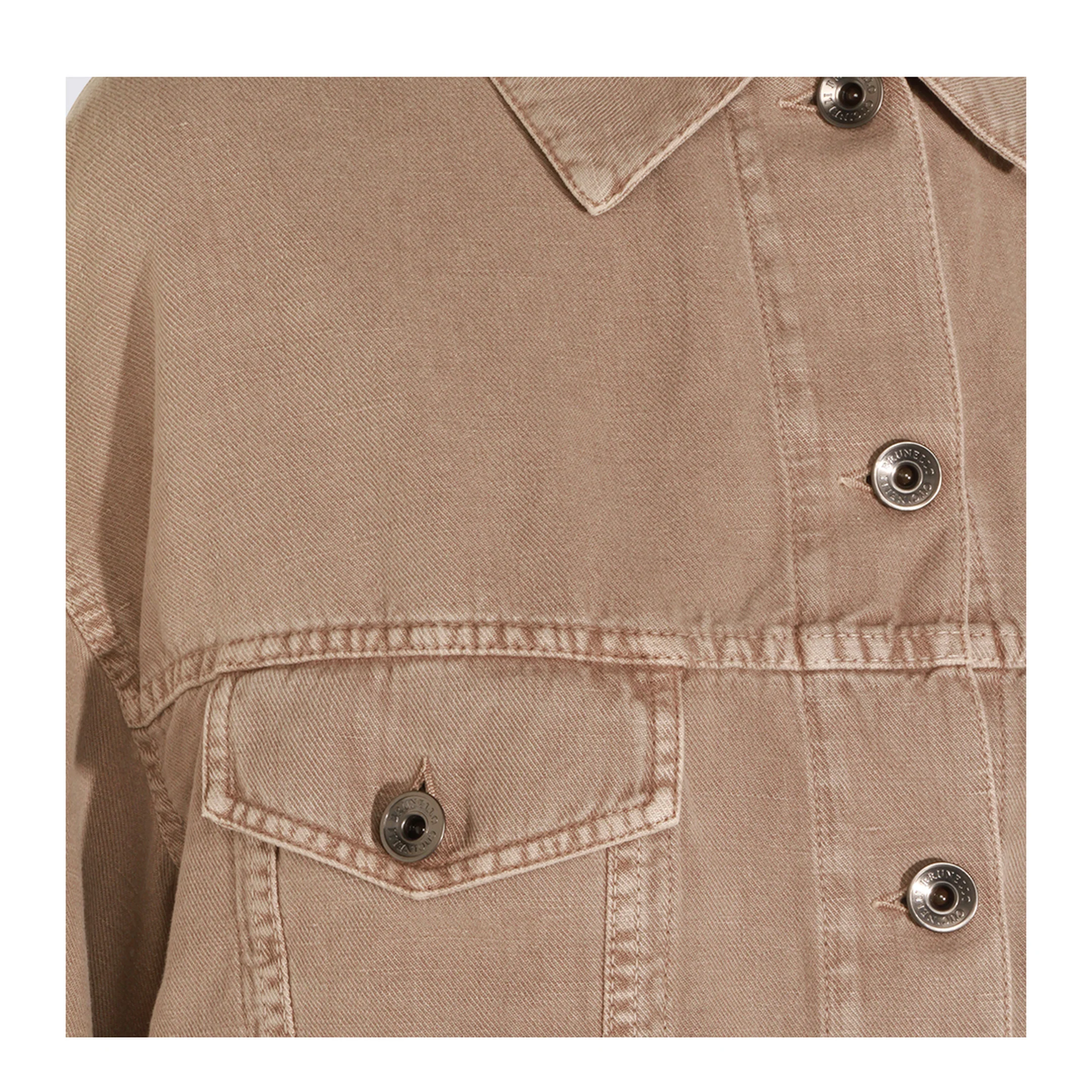 Women's Cropped Jackets Brown - Image 3