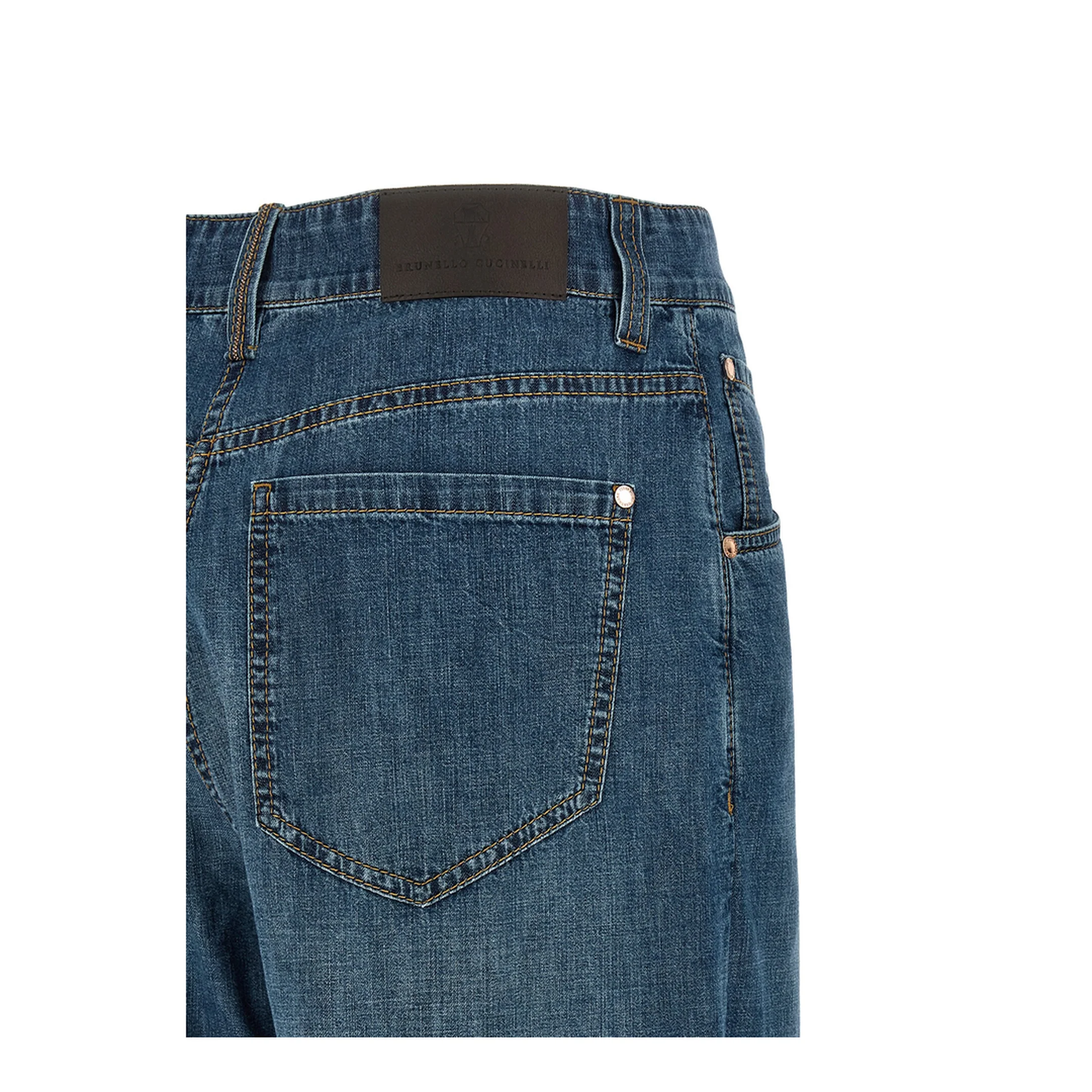 Women's Wide Leg Denim Jeans Blue - Image 4