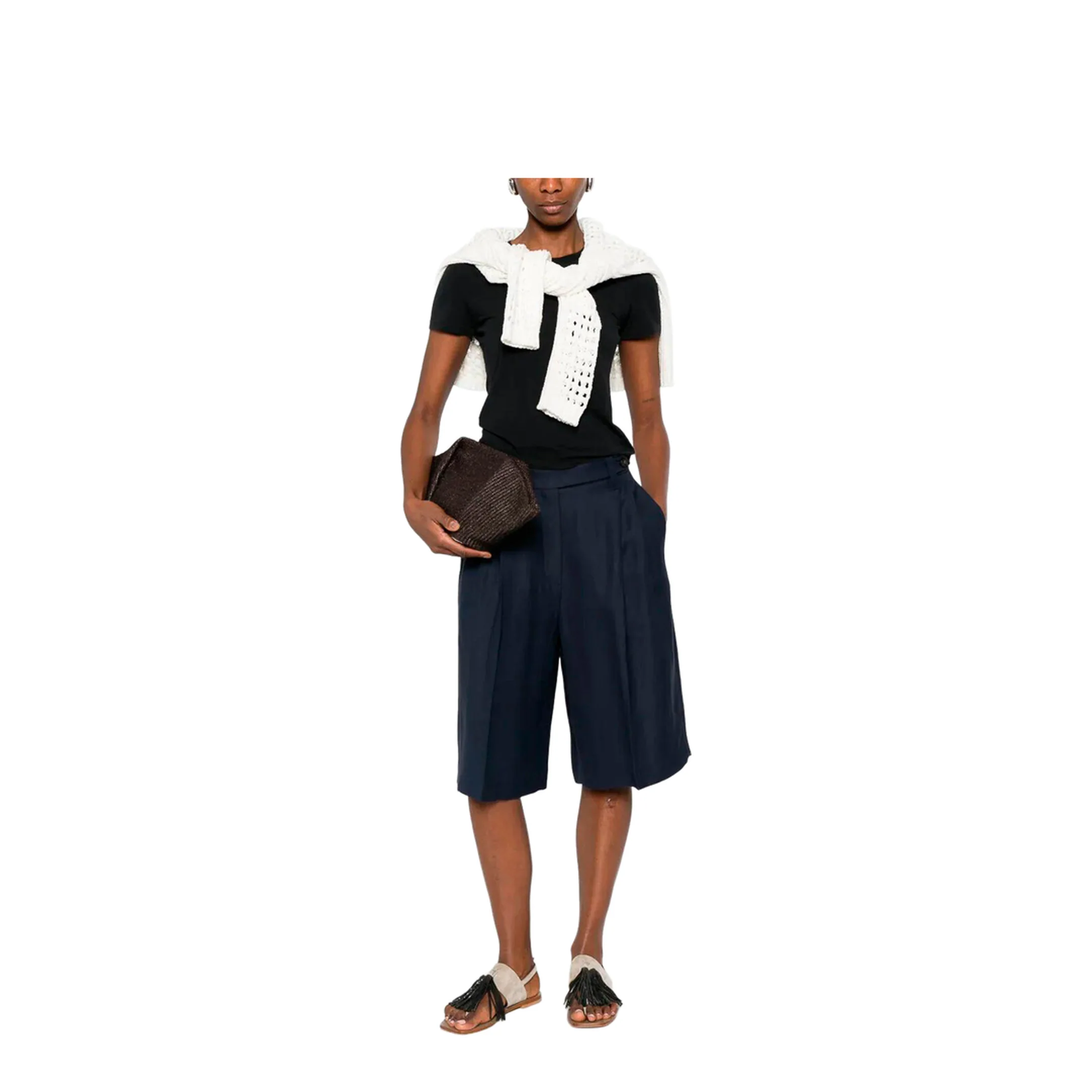 Women's Shorts Navy - Image 2