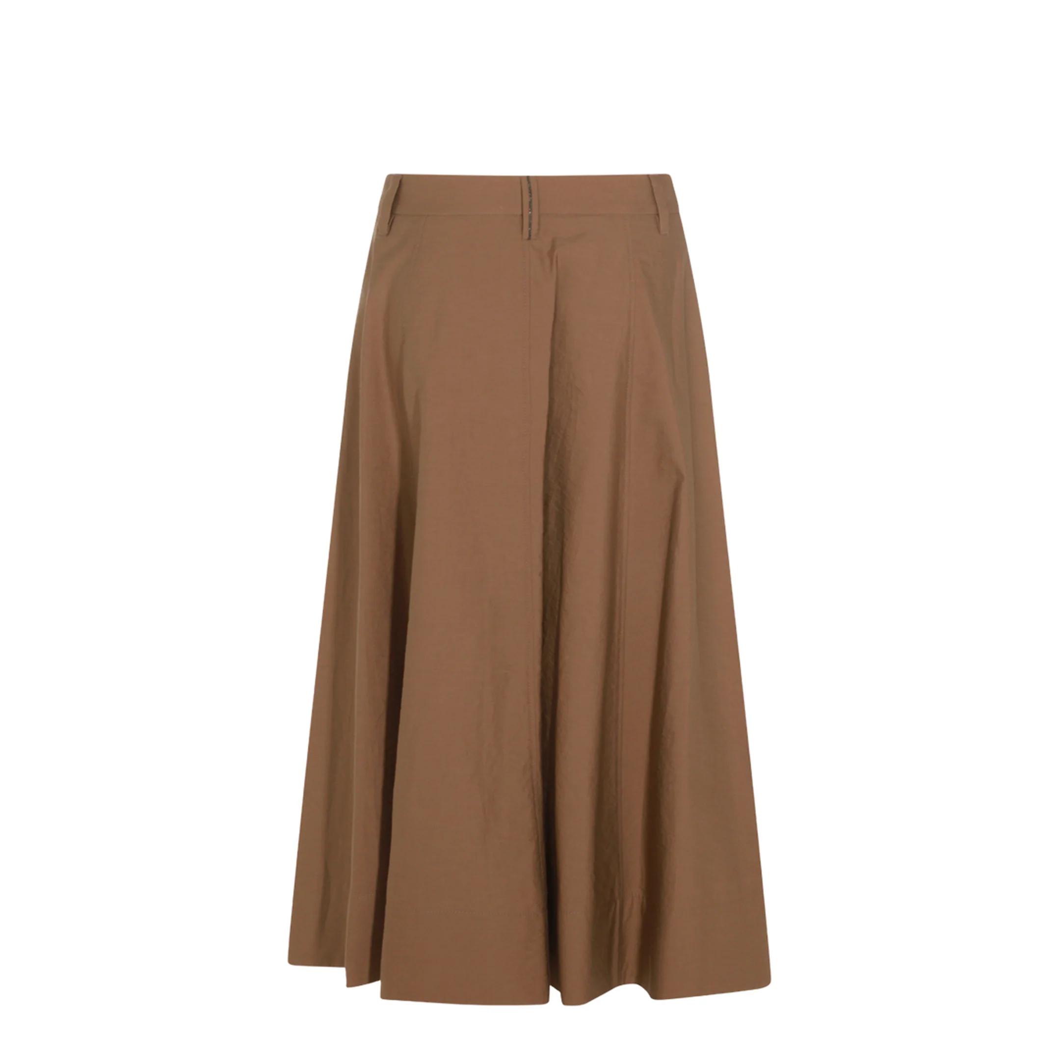 Women's Cotton Skirt Brown - Image 2