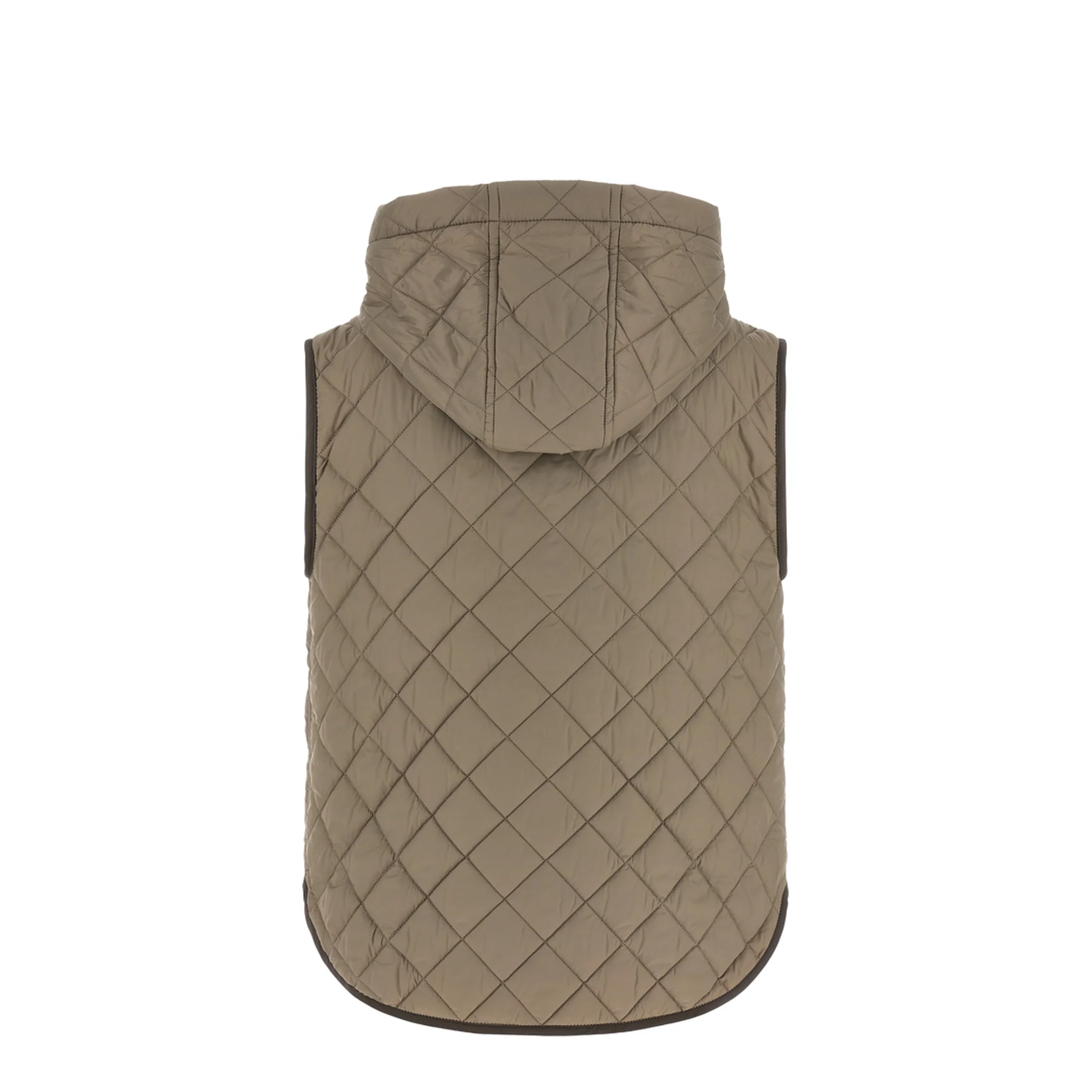 Women's Quilted Vest Gilet Gray - Image 2