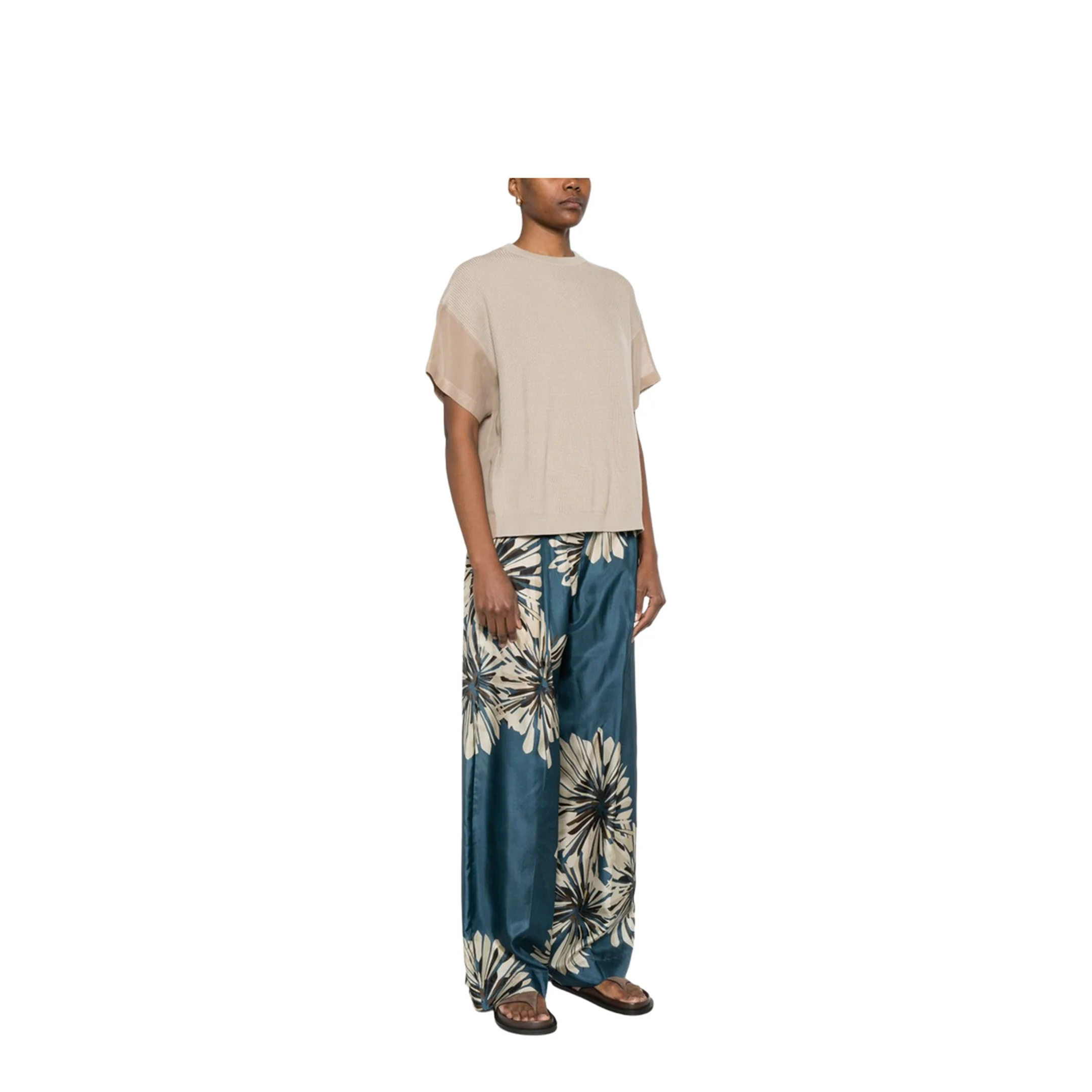 Cotton T-Shirt - Natural - Image 5