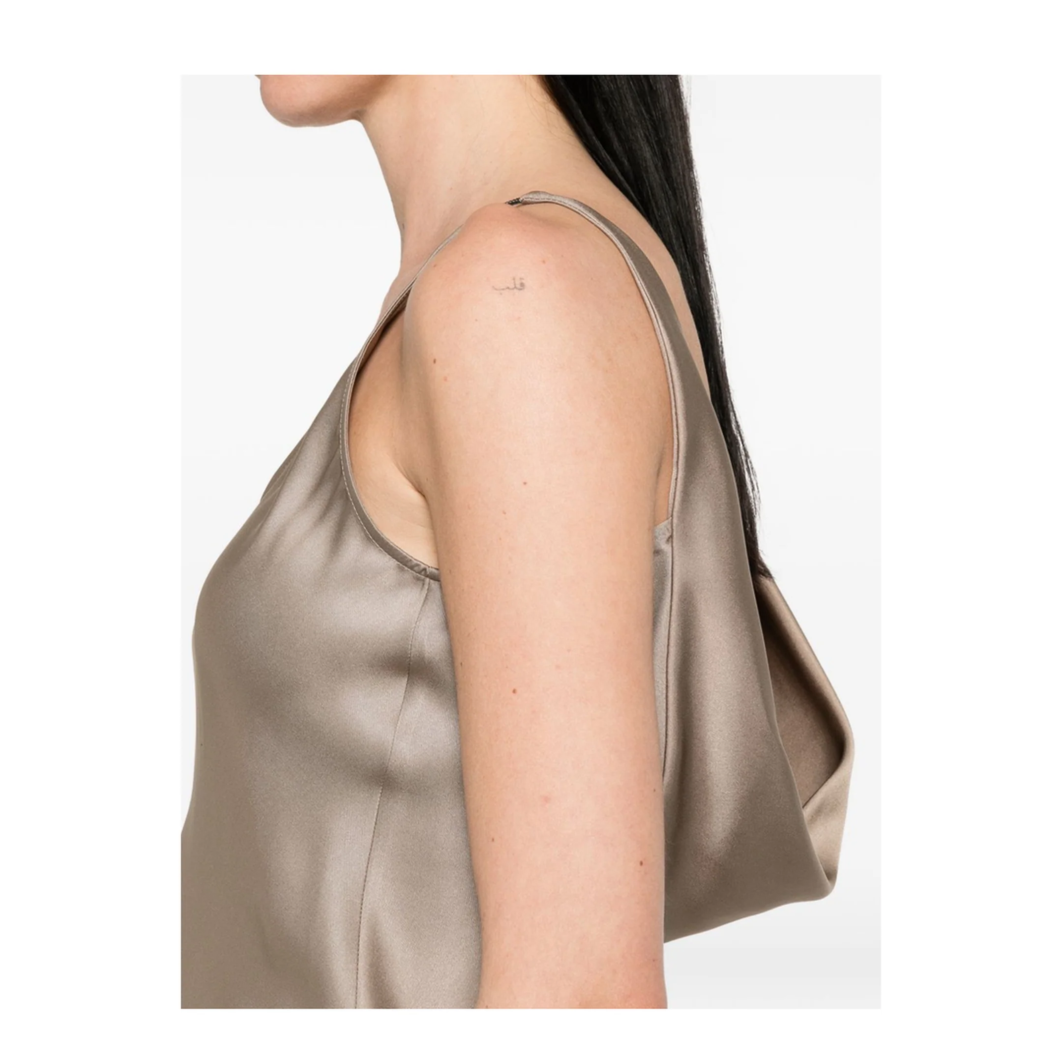 Women's Silk Top Gold - Image 4