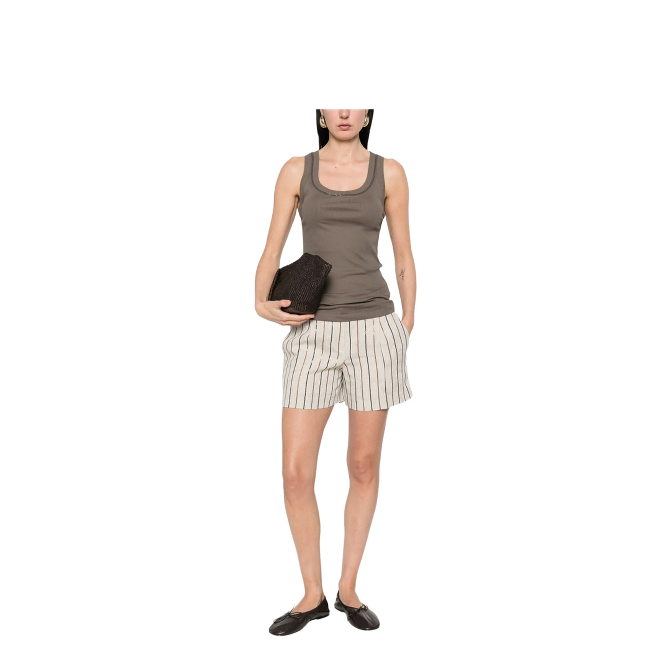 Women's Tank Top Brown - Image 5