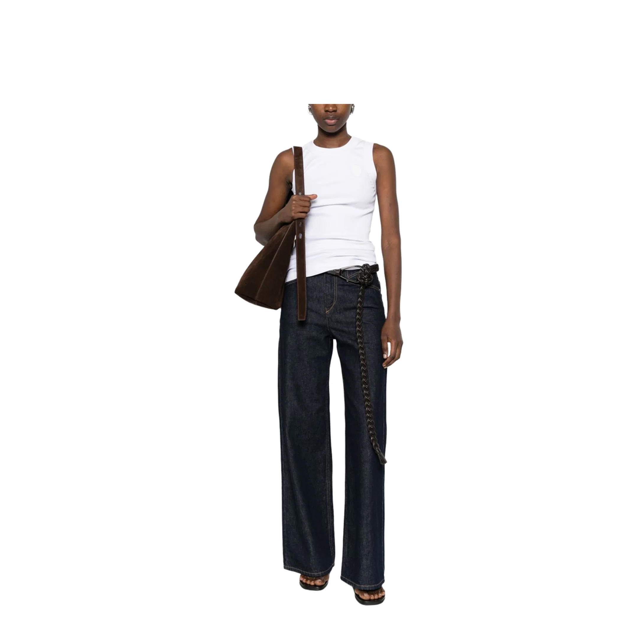 Cotton Tank Top - White - Image 5